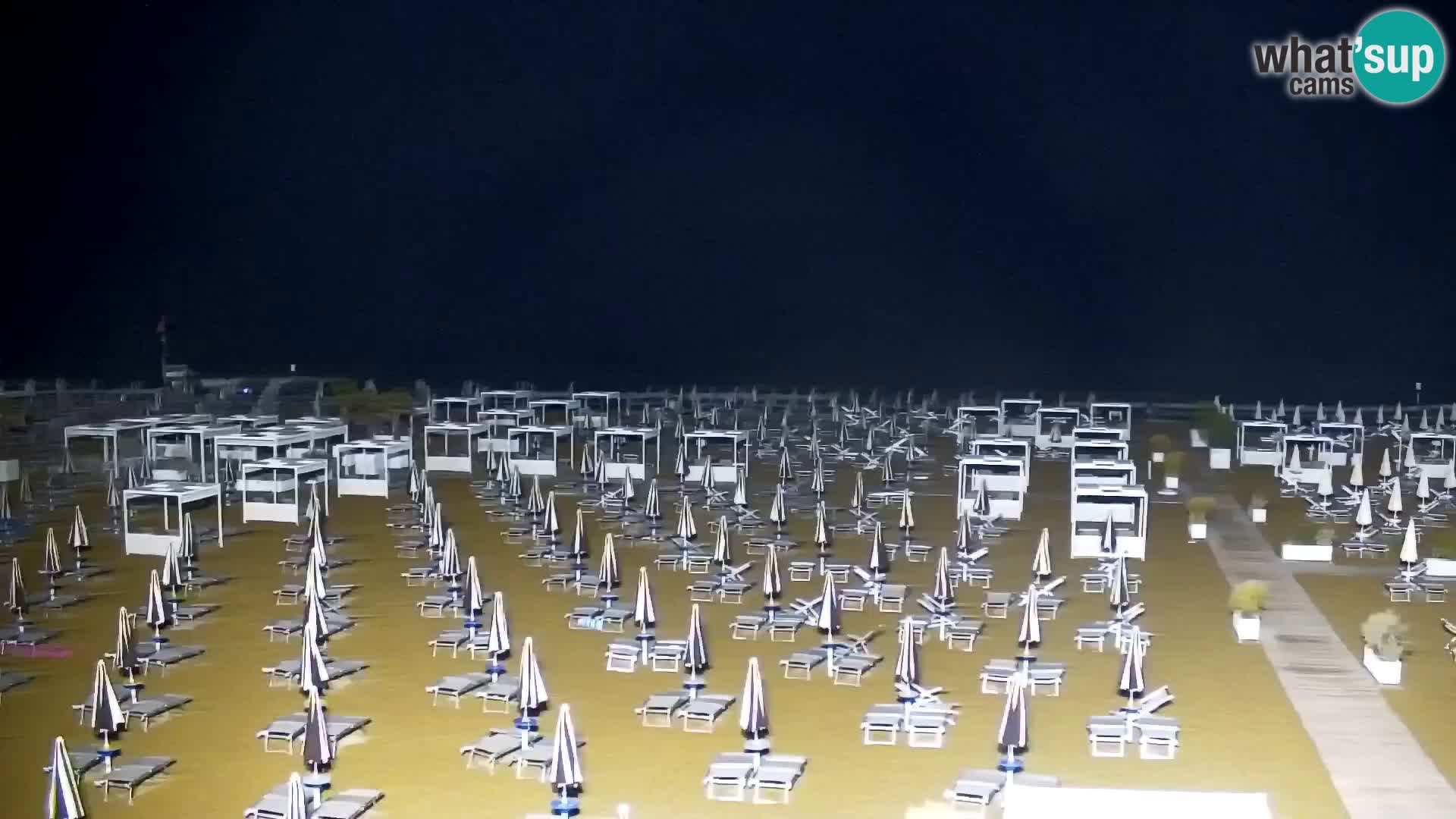 La plage de Bibione webcam en direct | Italien
