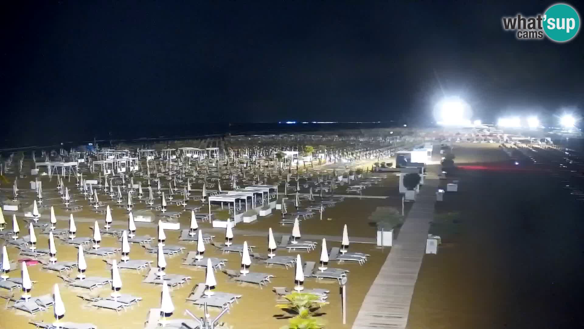La plage de Bibione webcam en direct | Italien