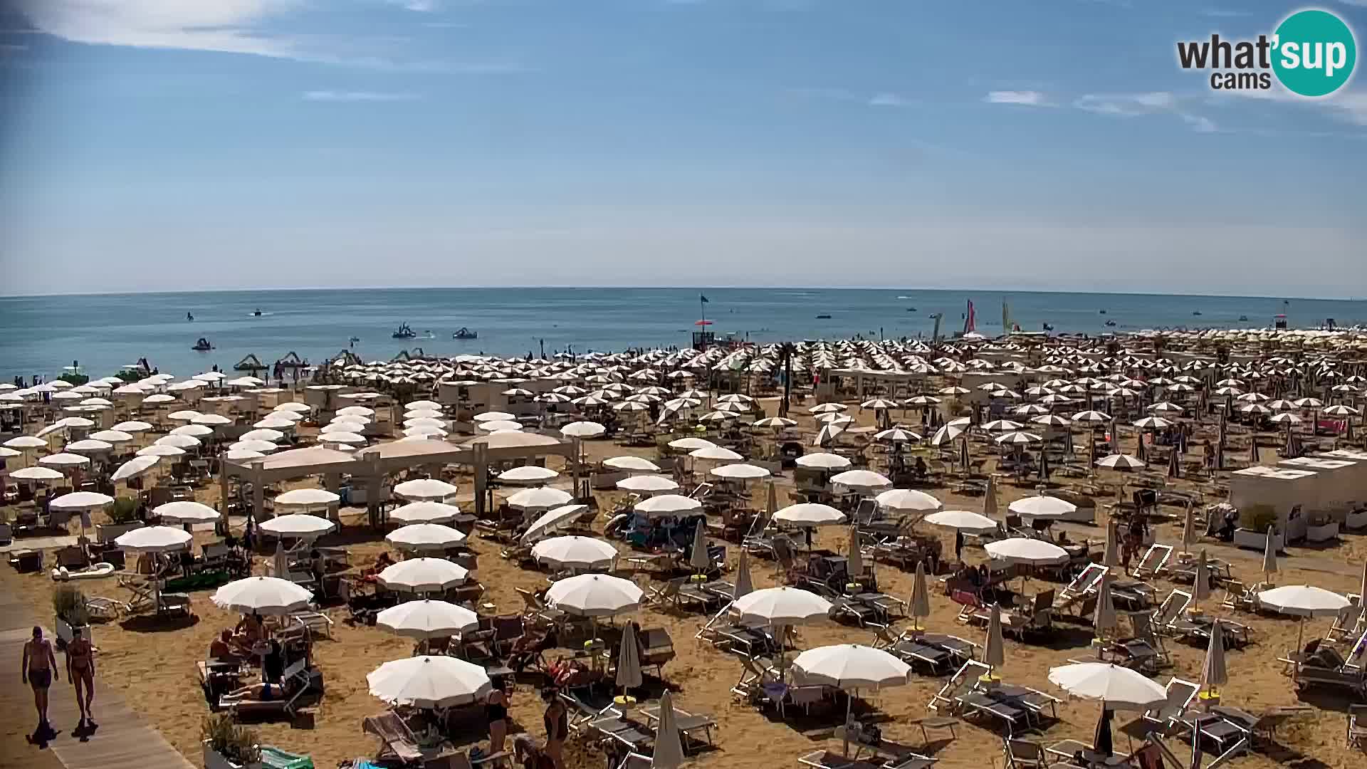 La plage de Bibione webcam en direct | Italien