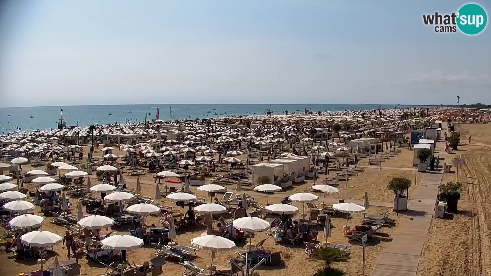 La plage de Bibione webcam en direct | Italien