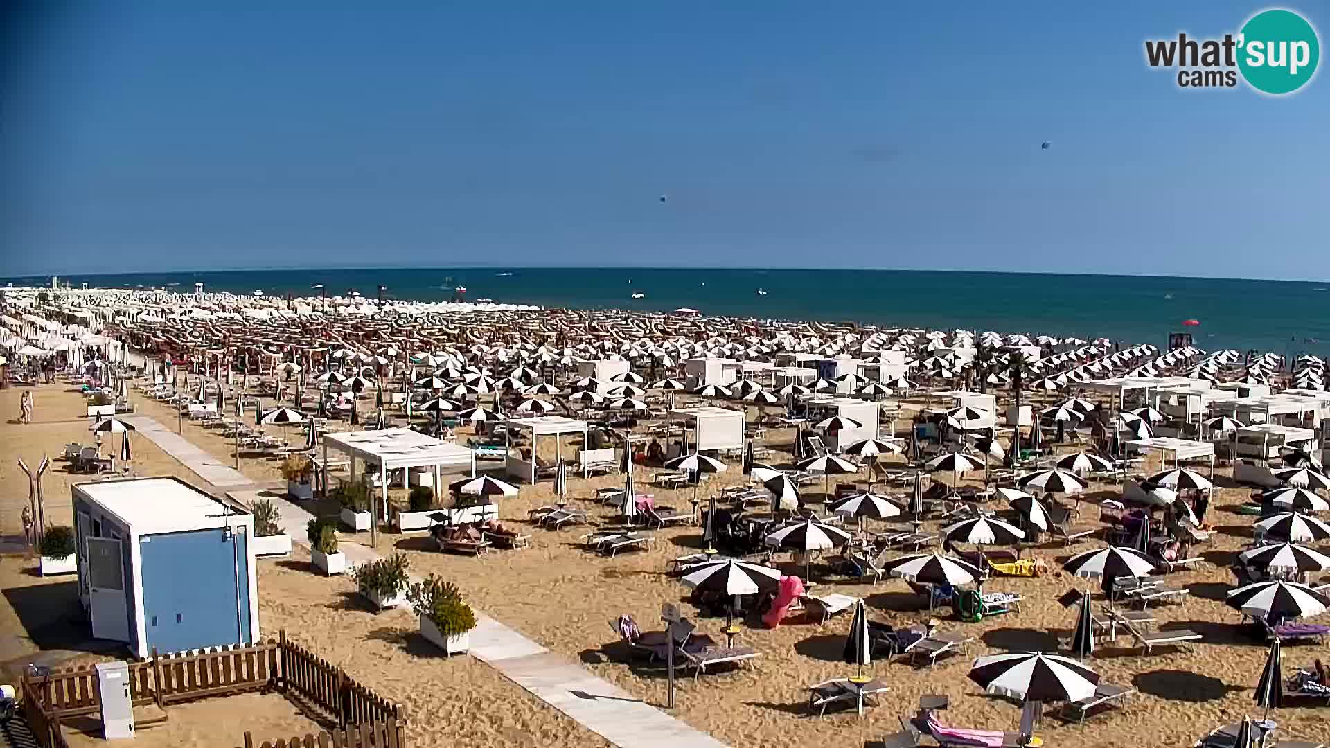 La plage de Bibione webcam en direct | Italien