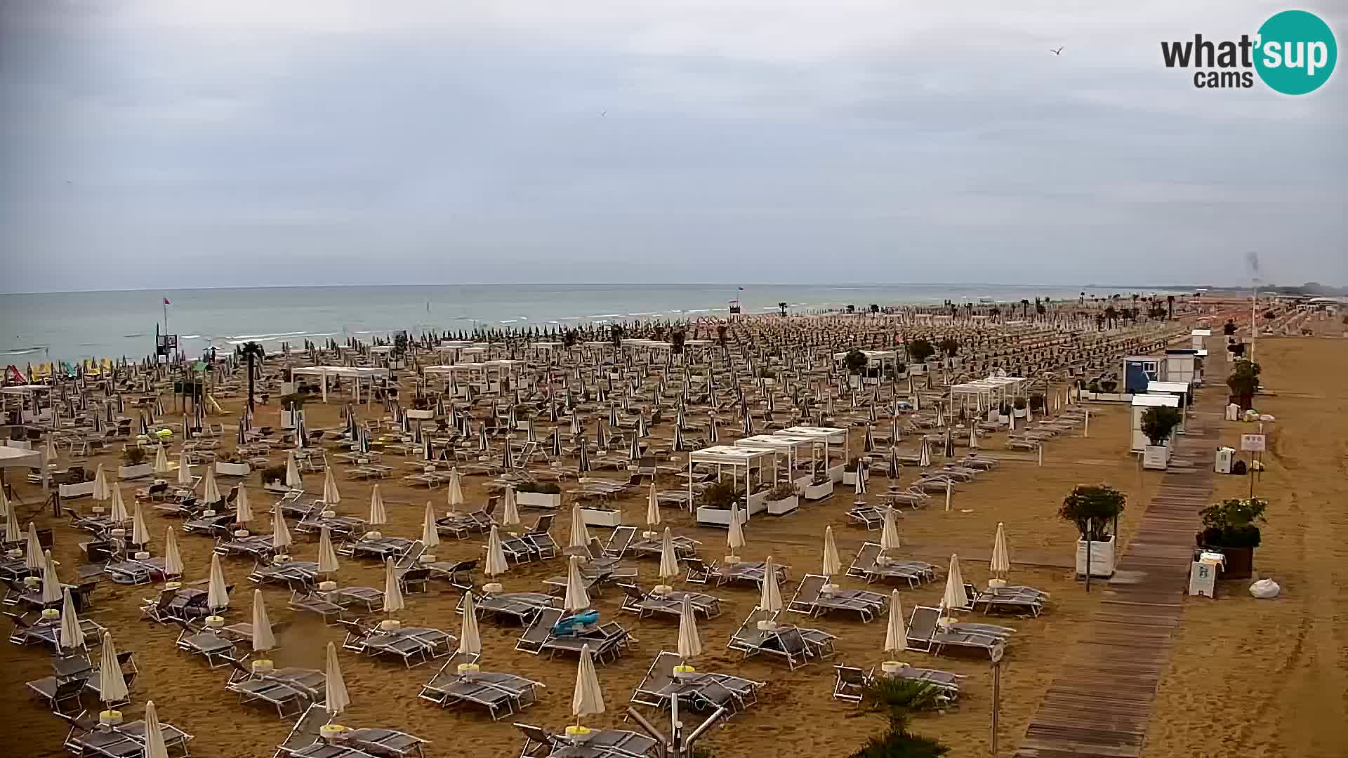 La plage de Bibione webcam en direct | Italien
