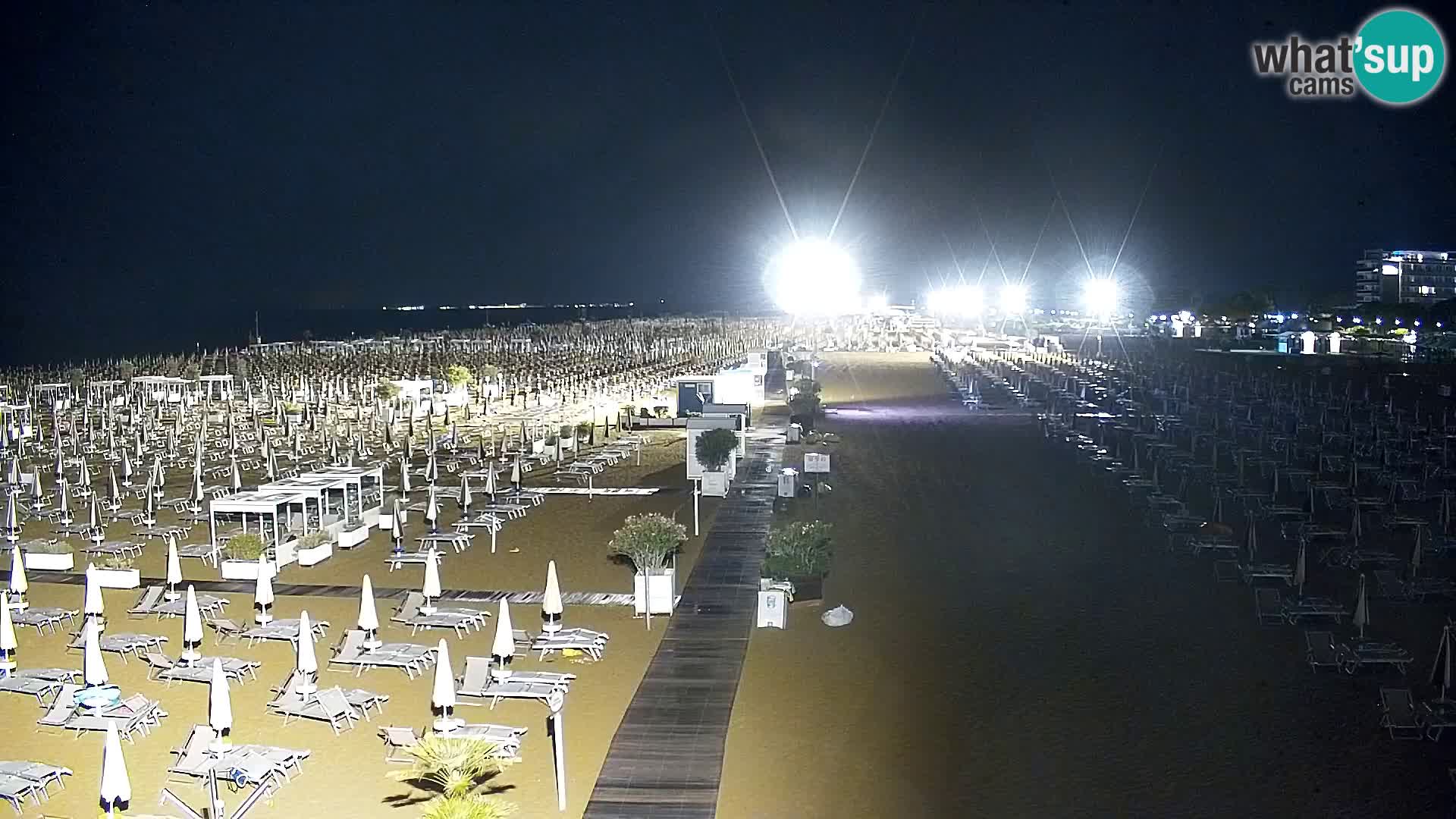 La plage de Bibione webcam en direct | Italien