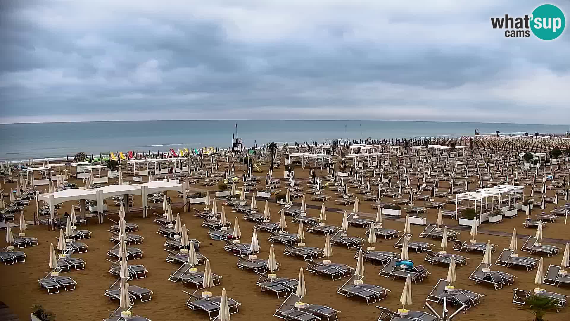 La plage de Bibione webcam en direct | Italien