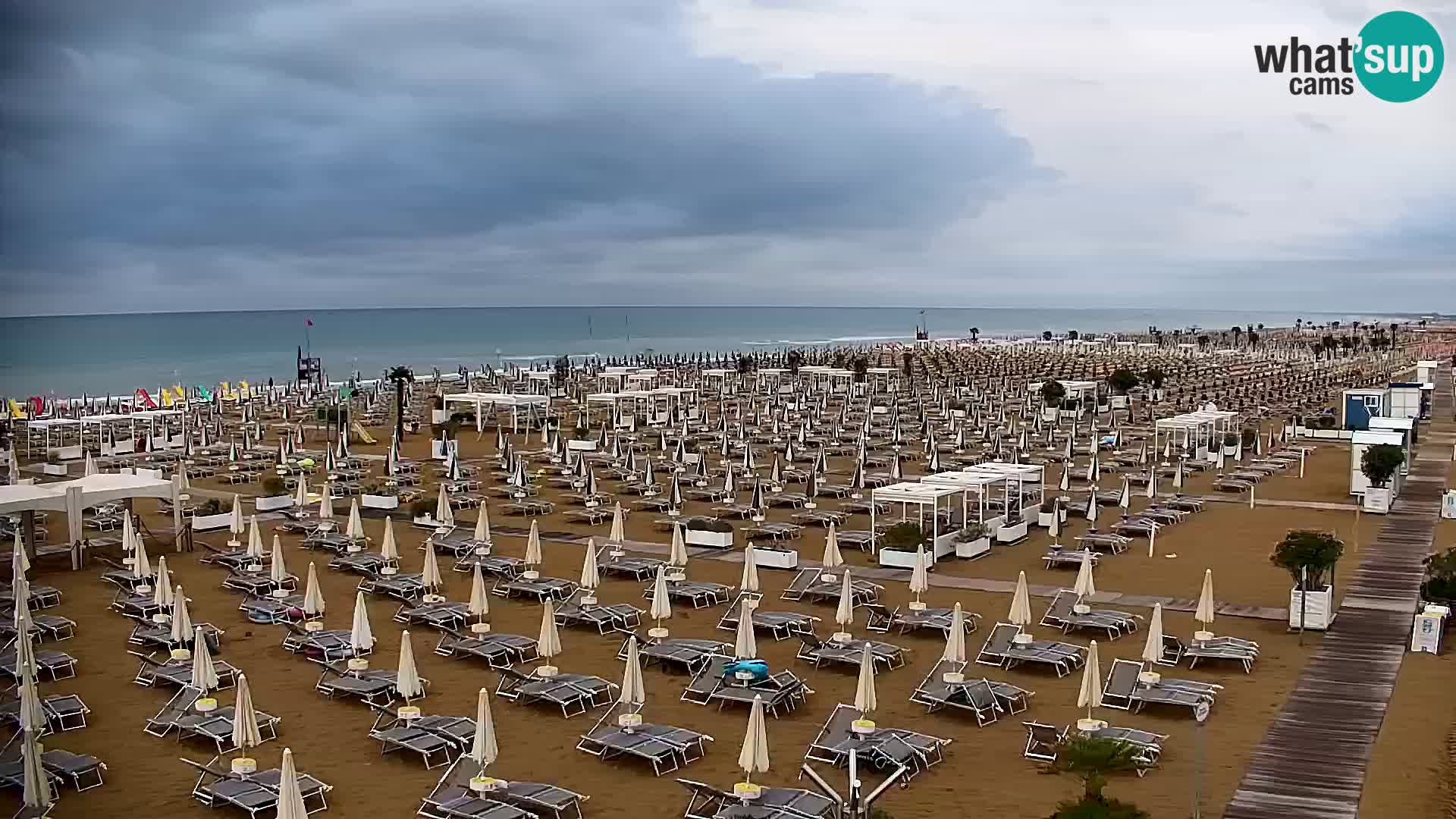 La plage de Bibione webcam en direct | Italien