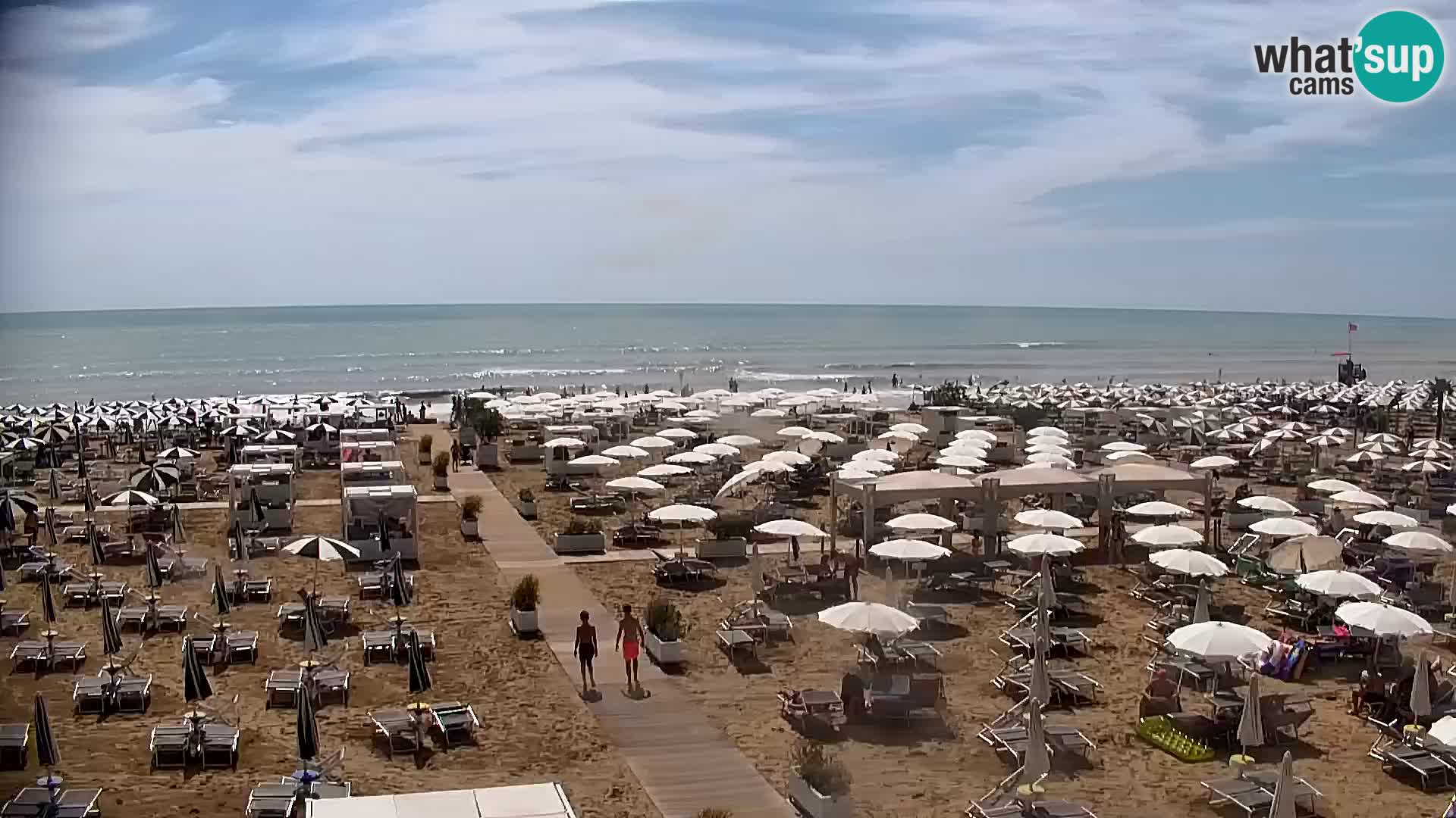 La plage de Bibione webcam en direct | Italien