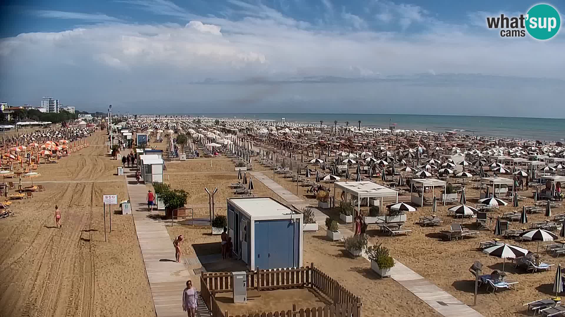 La plage de Bibione webcam en direct | Italien