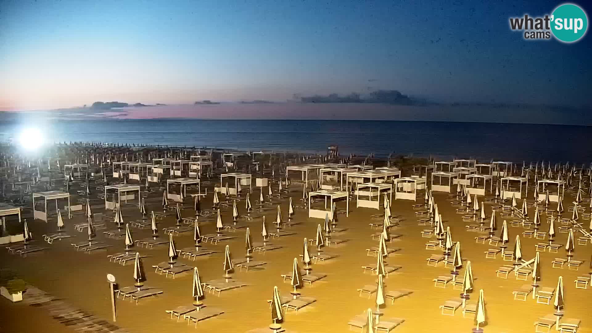 La plage de Bibione webcam en direct | Italien