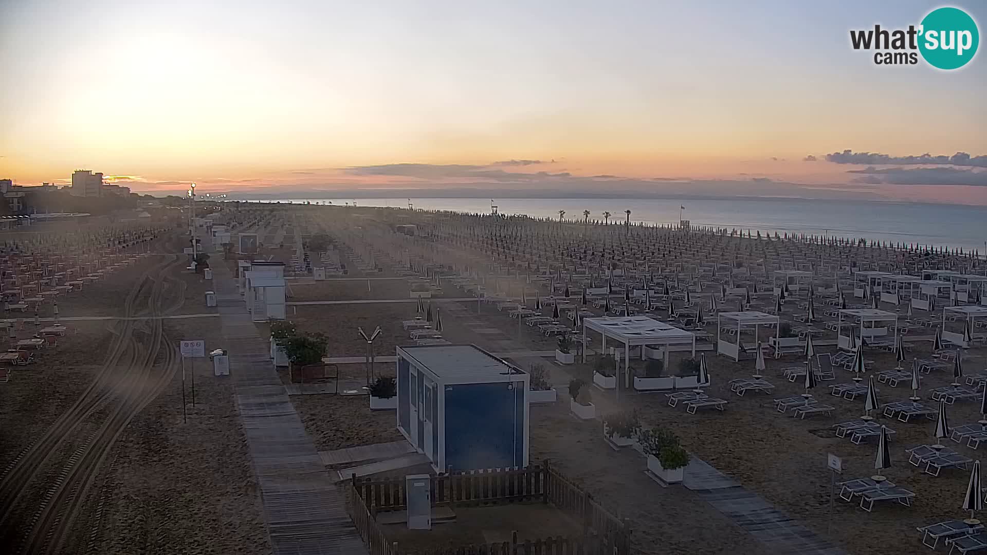 La plage de Bibione webcam en direct | Italien