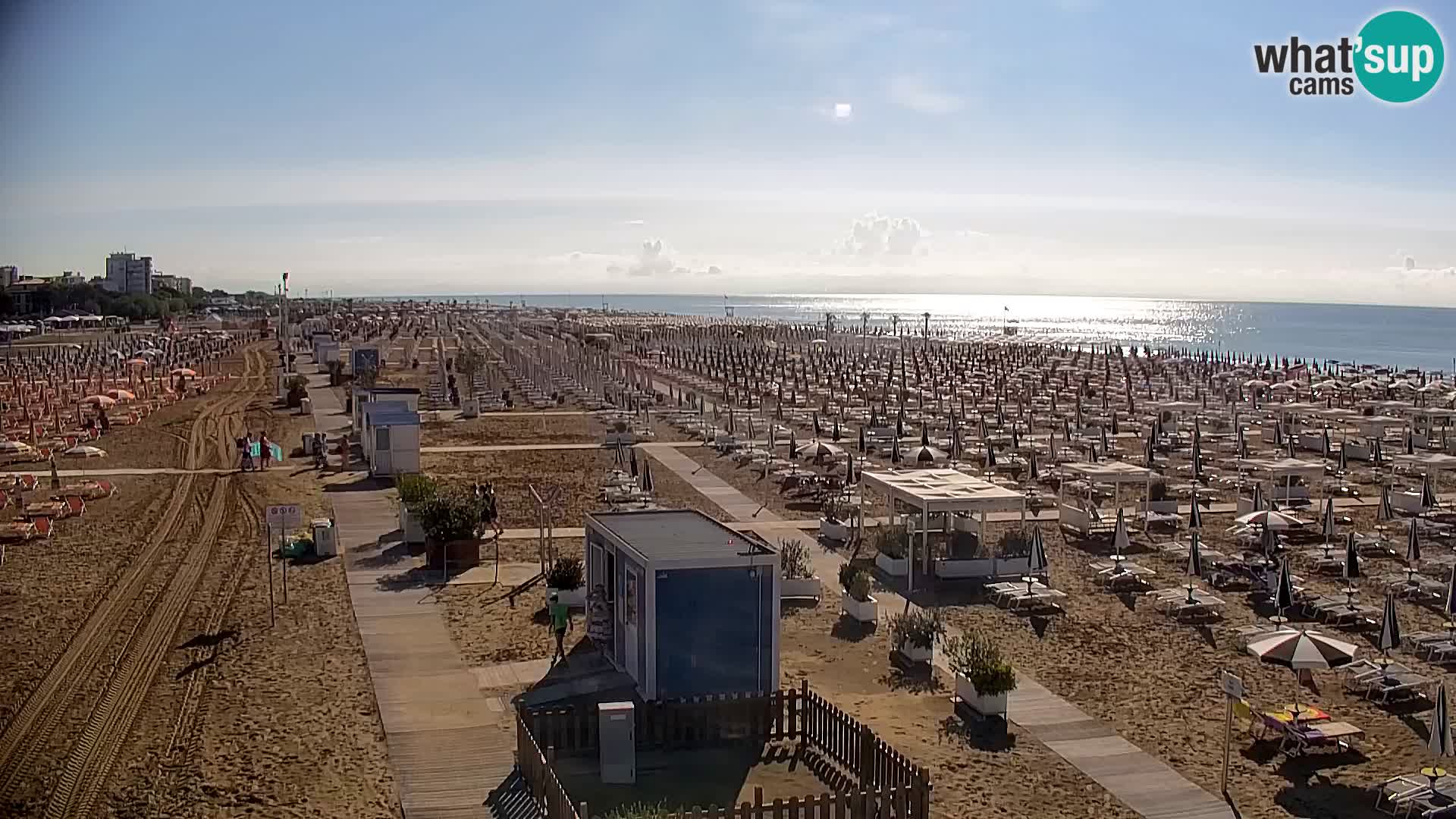 La plage de Bibione webcam en direct | Italien
