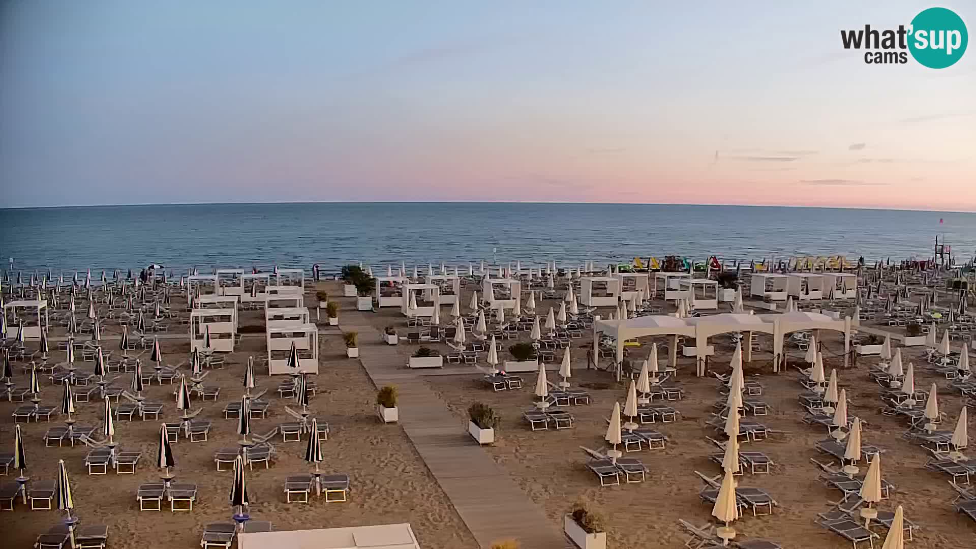 La plage de Bibione webcam en direct | Italien