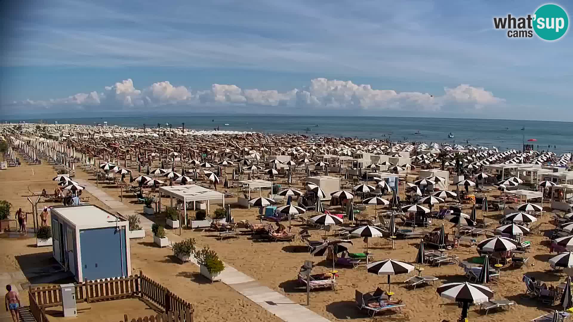 La plage de Bibione webcam en direct | Italien