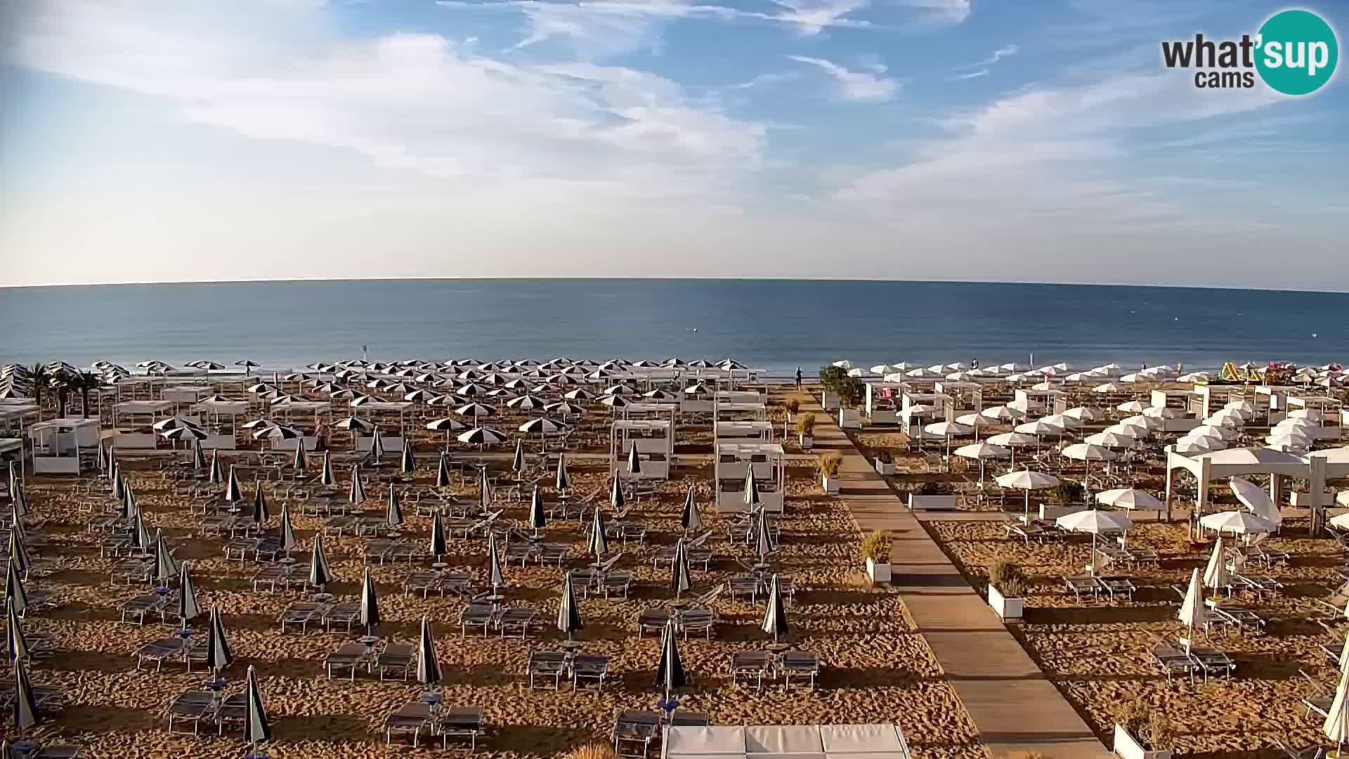 La plage de Bibione webcam en direct | Italien