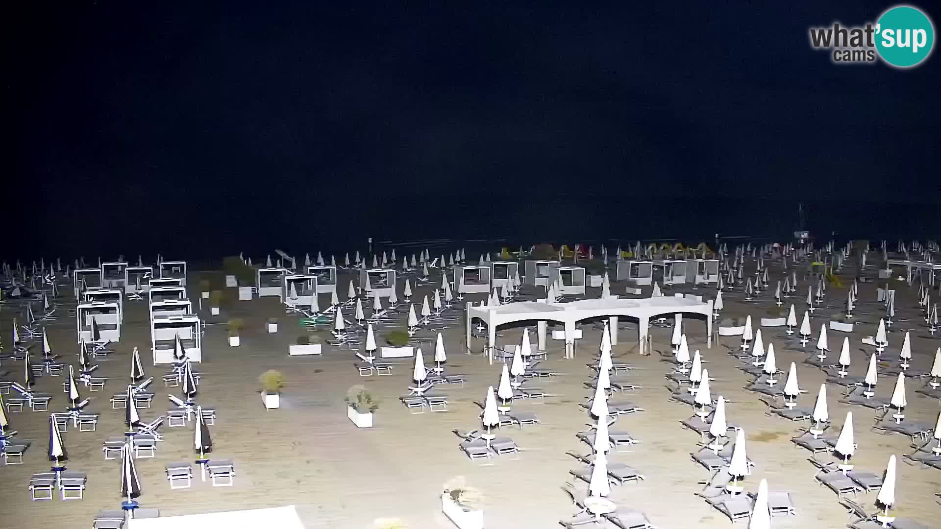 La plage de Bibione webcam en direct | Italien