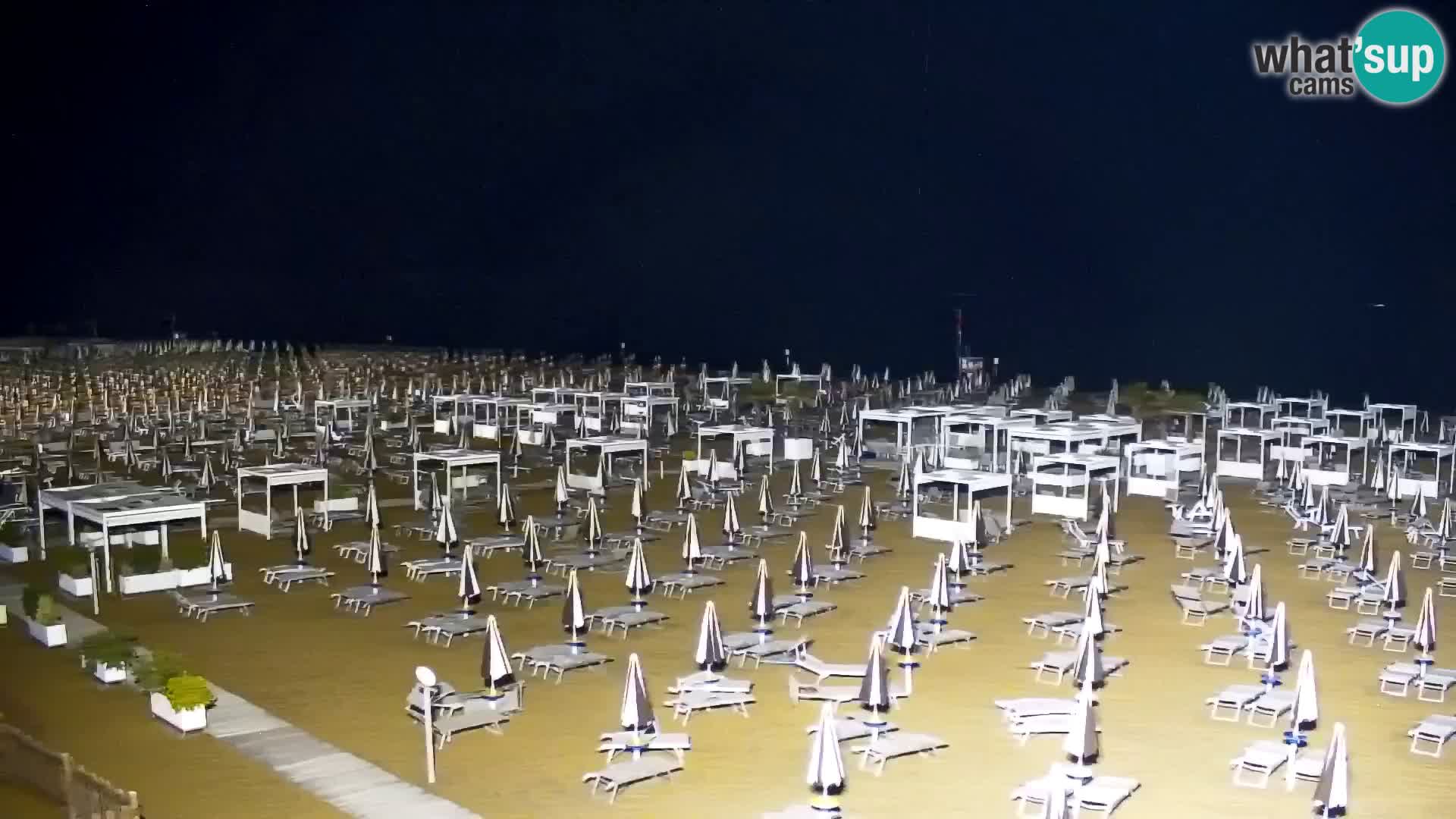 La plage de Bibione webcam en direct | Italien