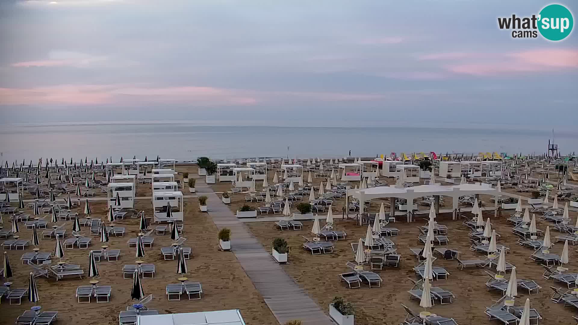 La plage de Bibione webcam en direct | Italien