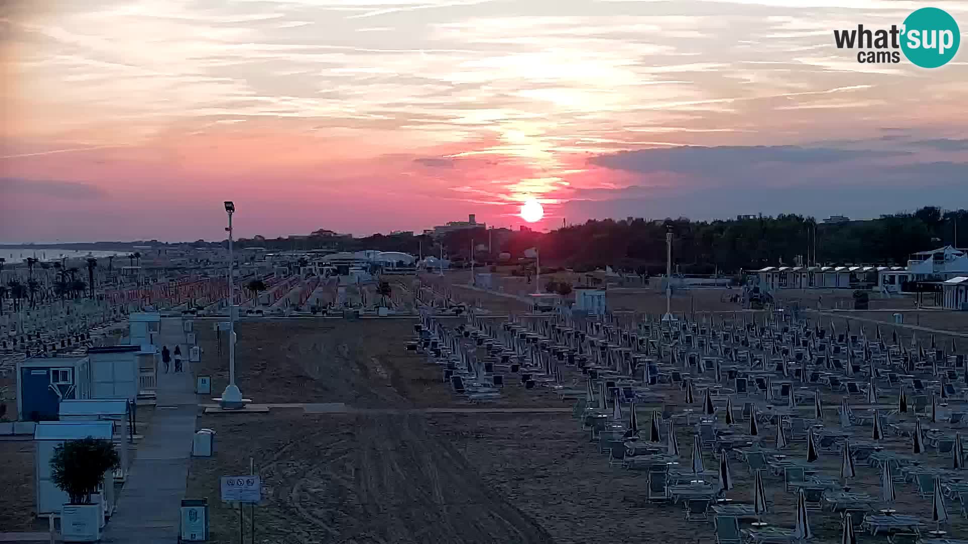 La plage de Bibione webcam en direct | Italien