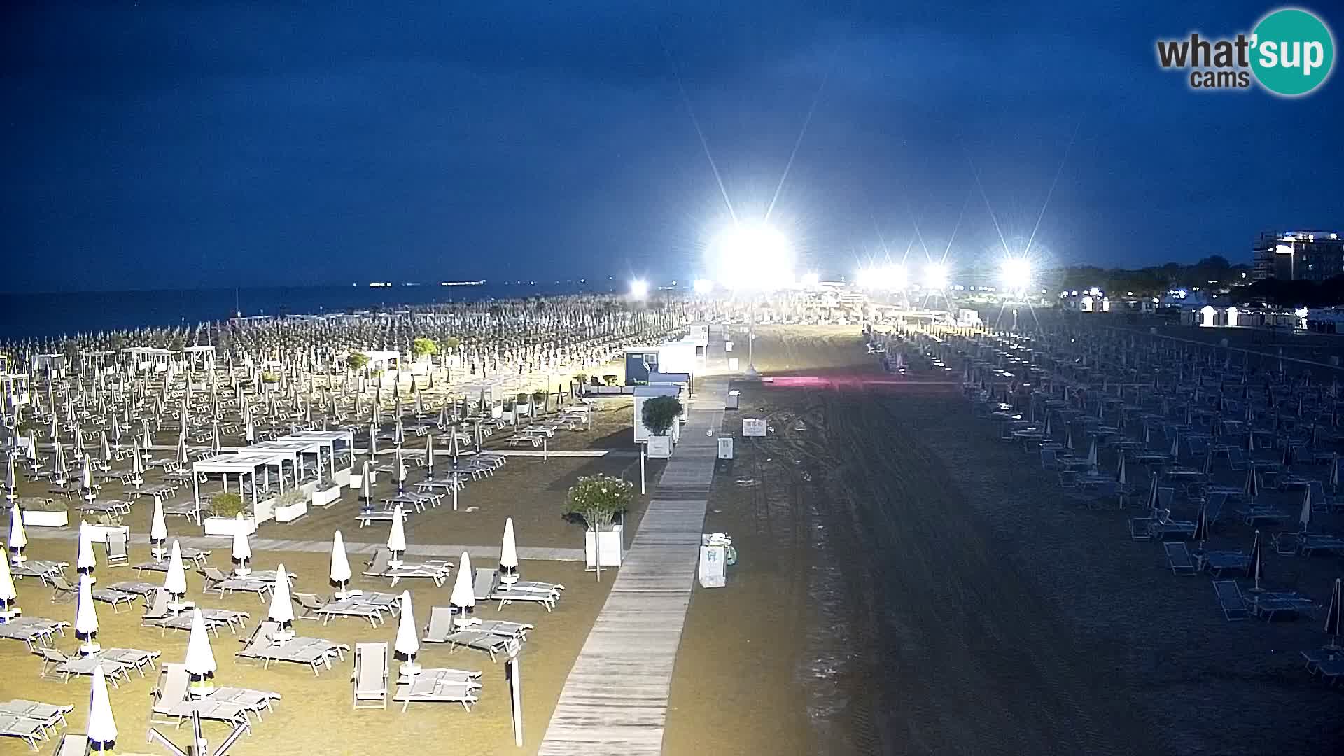 La plage de Bibione webcam en direct | Italien