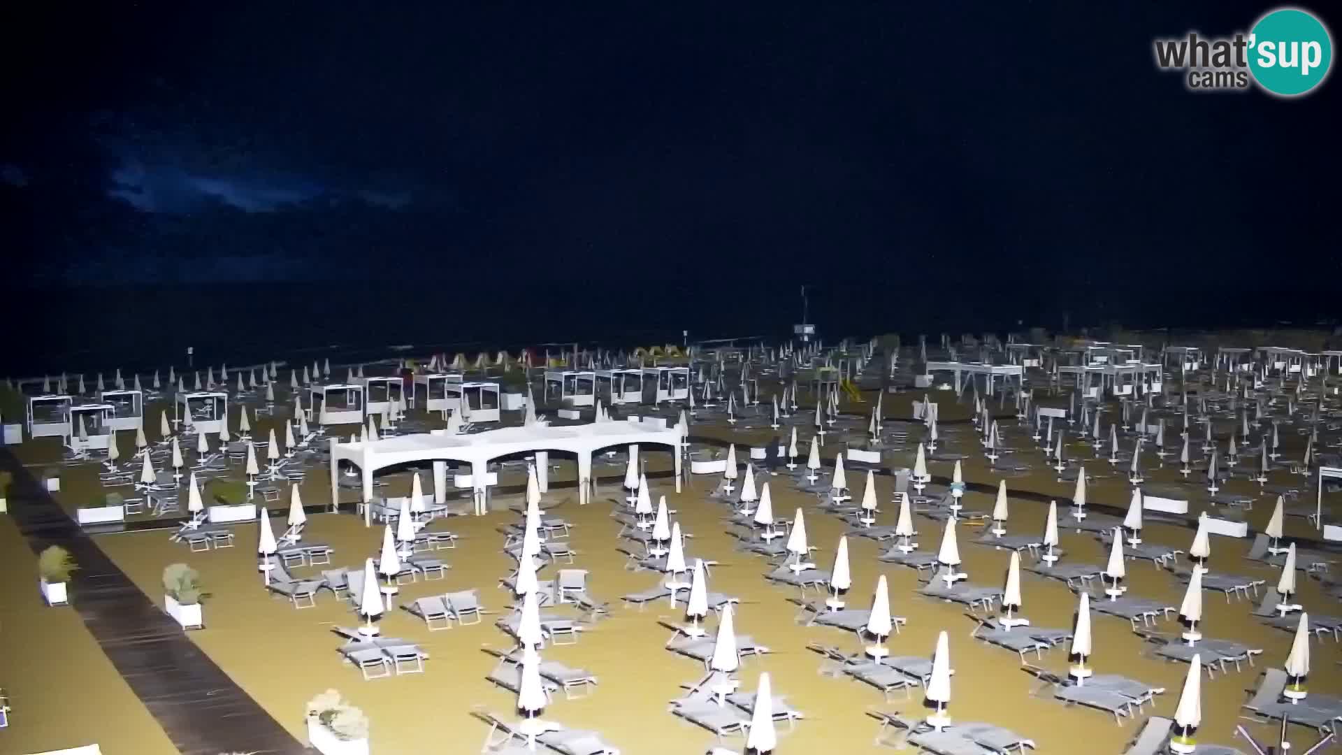 La plage de Bibione webcam en direct | Italien