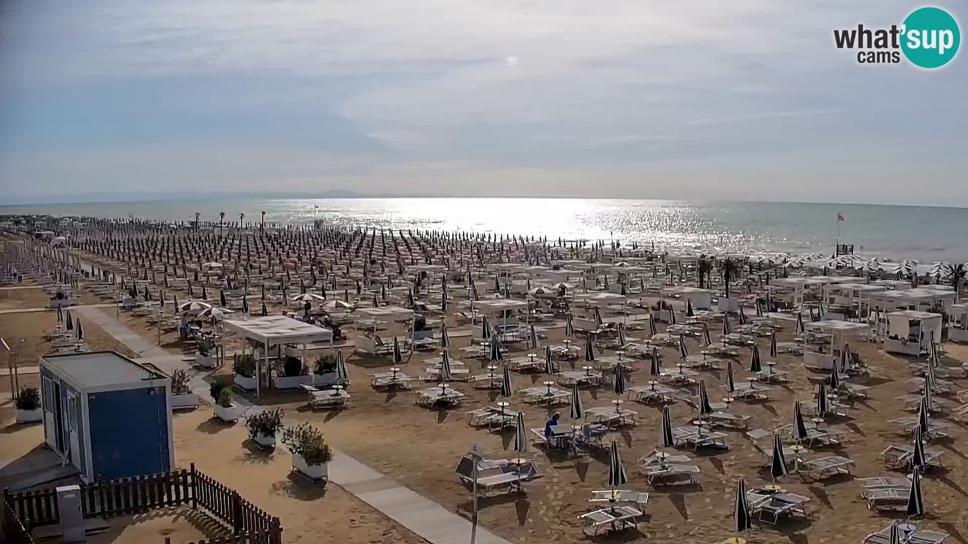La plage de Bibione webcam en direct | Italien