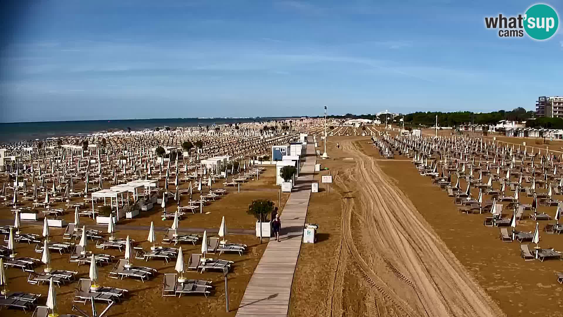 La plage de Bibione webcam en direct | Italien
