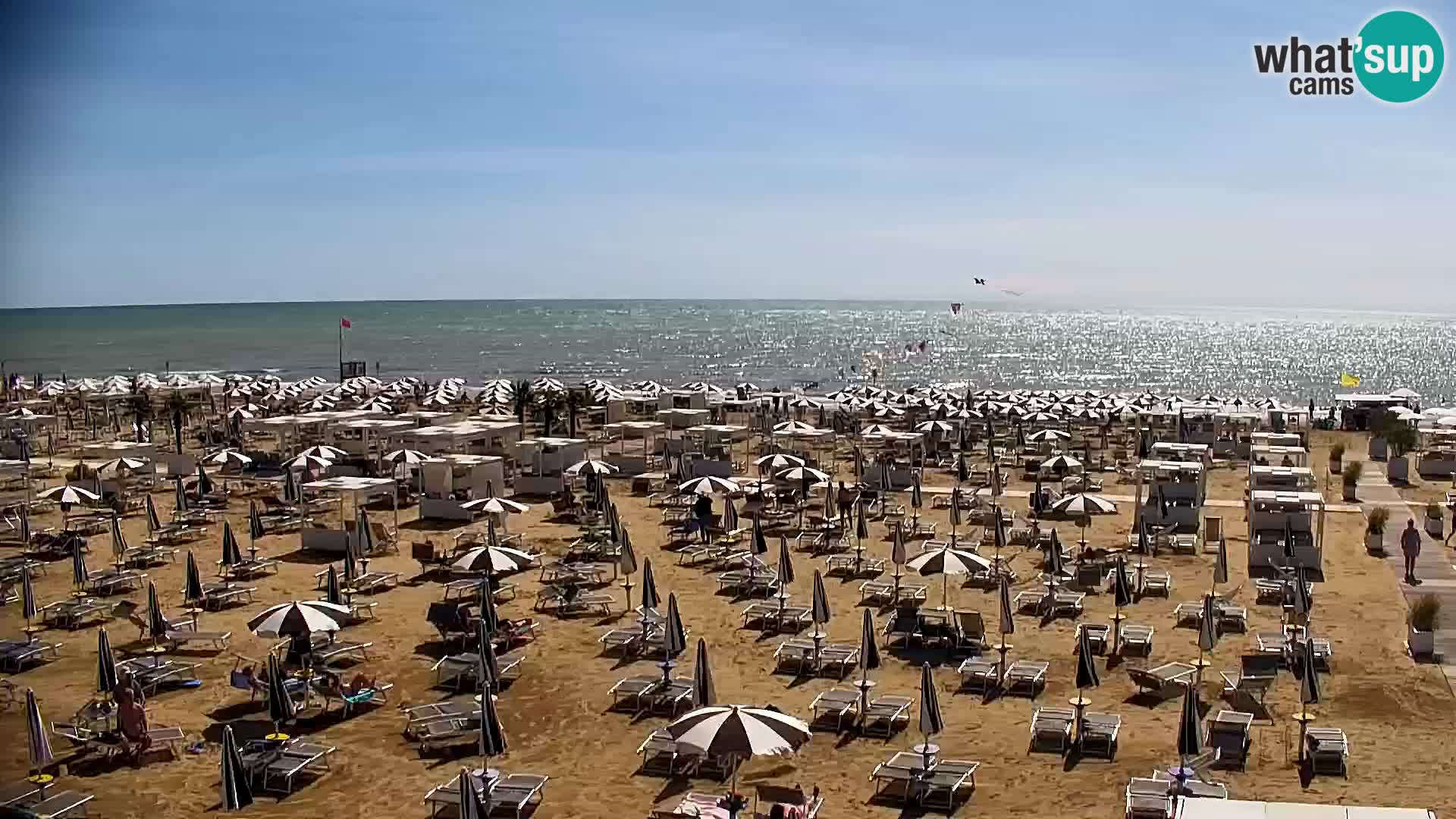 La plage de Bibione webcam en direct | Italien