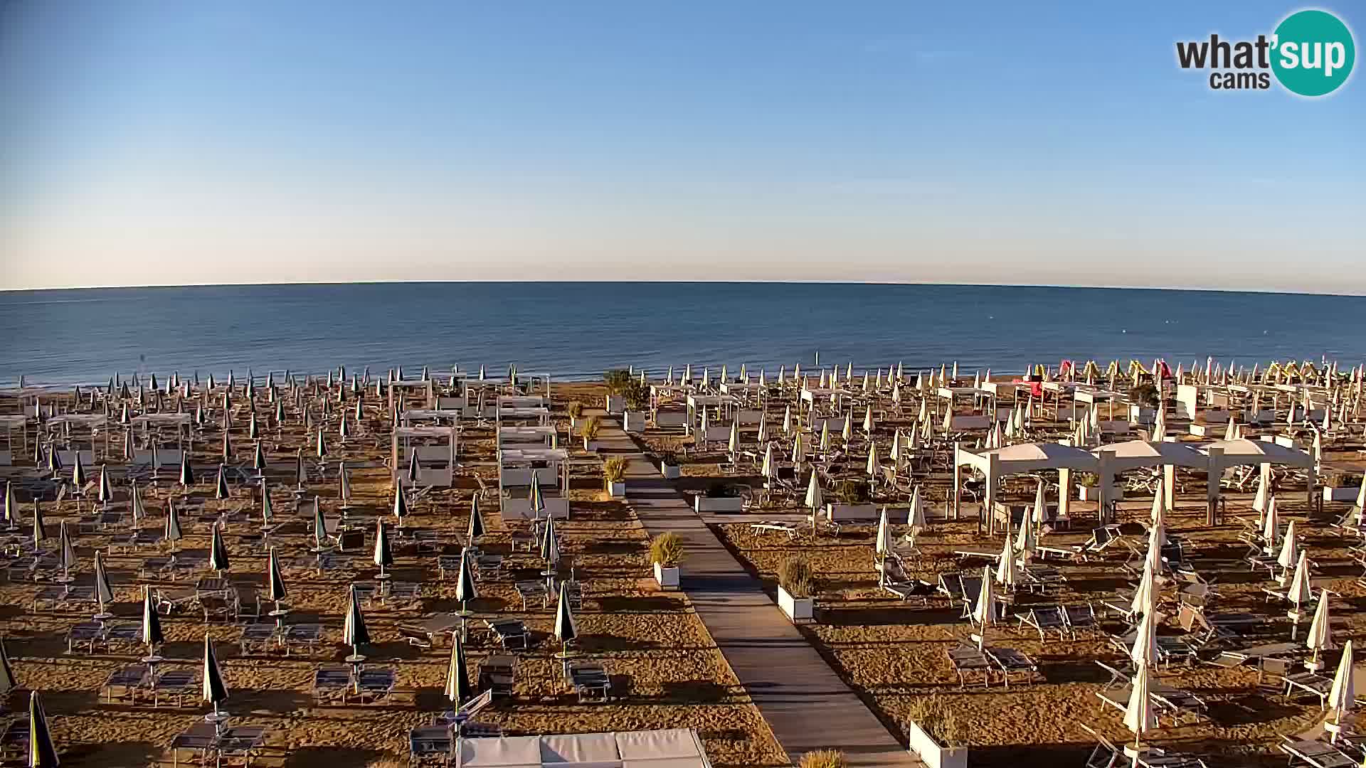 La plage de Bibione webcam en direct | Italien