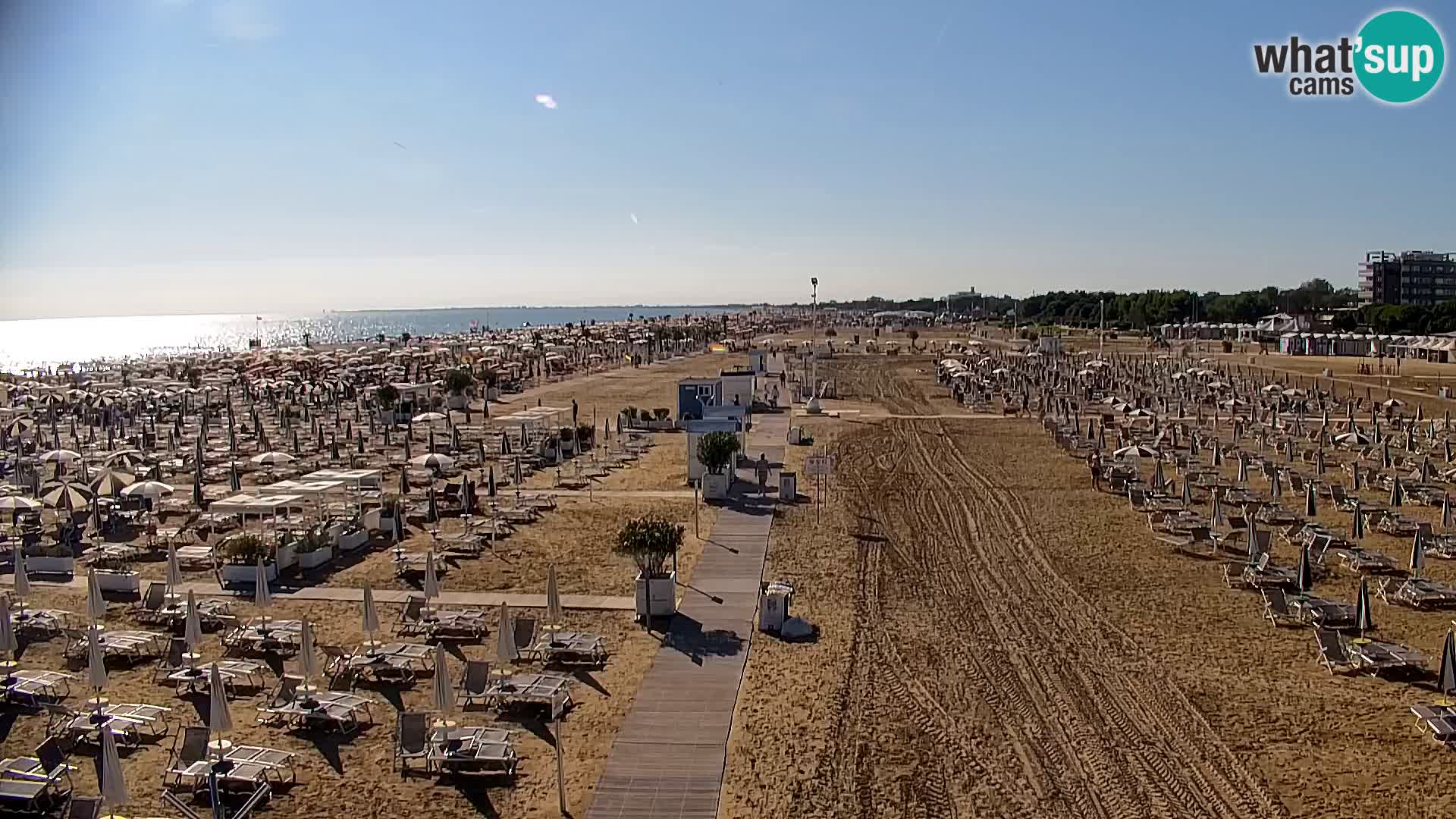 La plage de Bibione webcam en direct | Italien