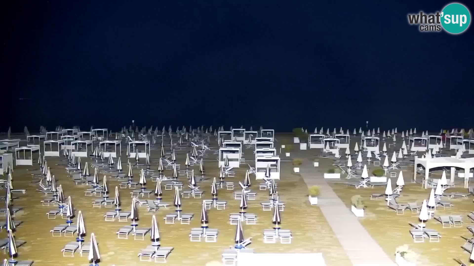 La plage de Bibione webcam en direct | Italien