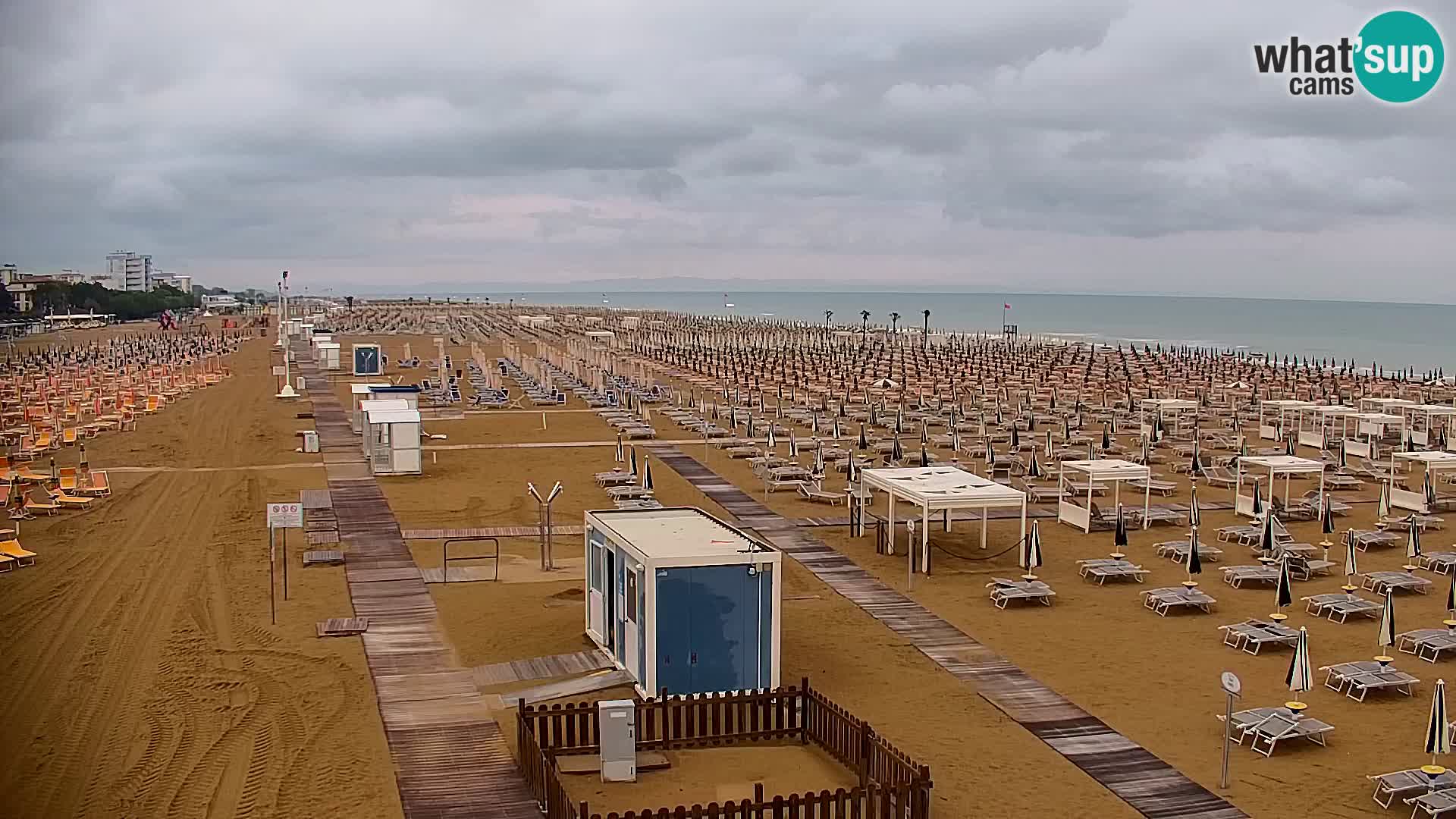 La plage de Bibione webcam en direct | Italien