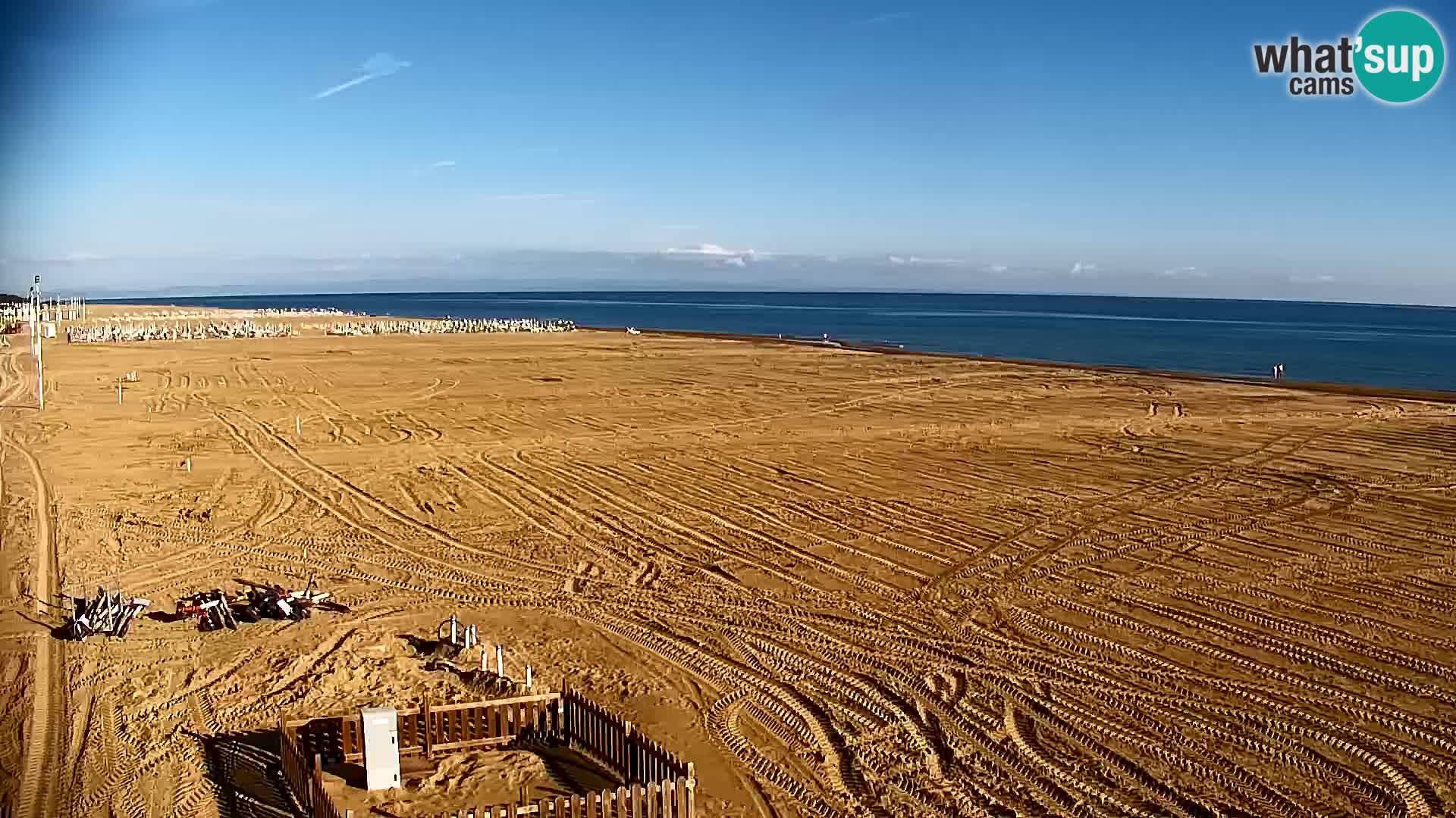 La plage de Bibione webcam en direct | Italien