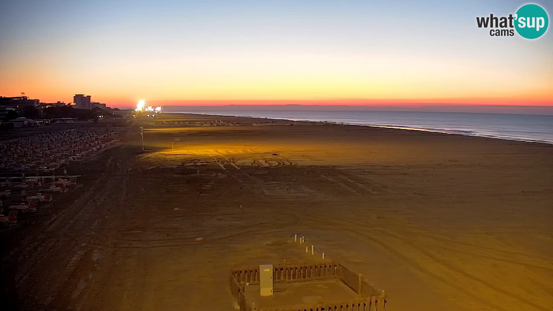 La plage de Bibione webcam en direct | Italien