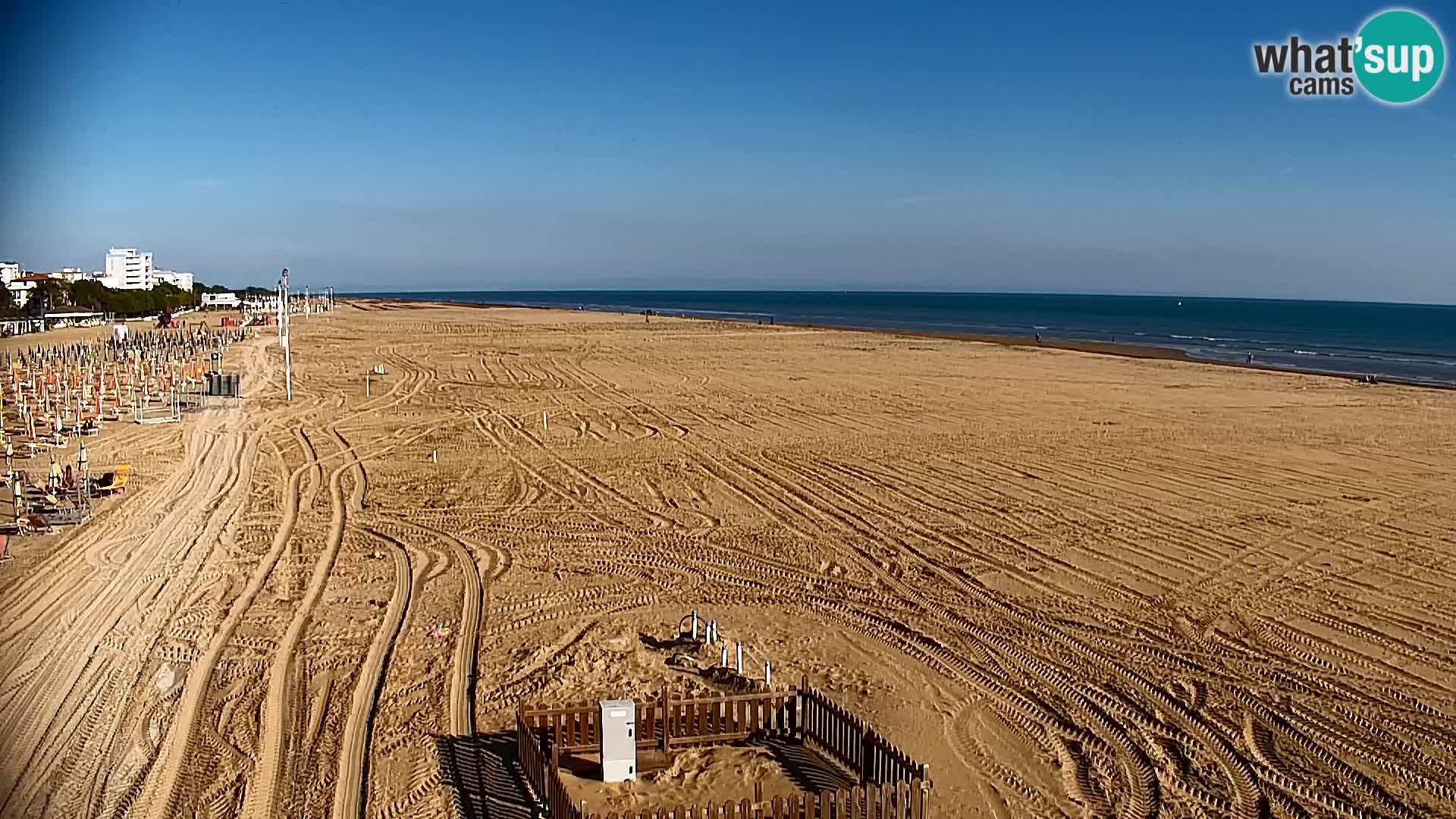 La plage de Bibione webcam en direct | Italien