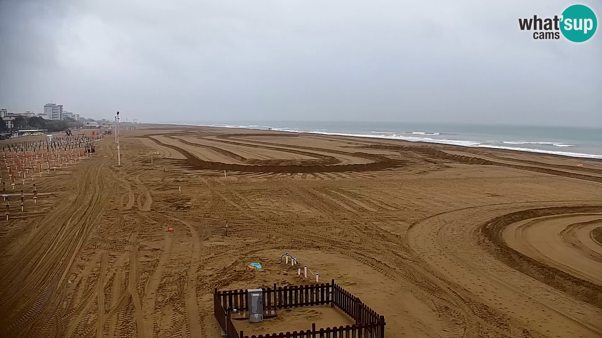 La plage de Bibione webcam en direct | Italien