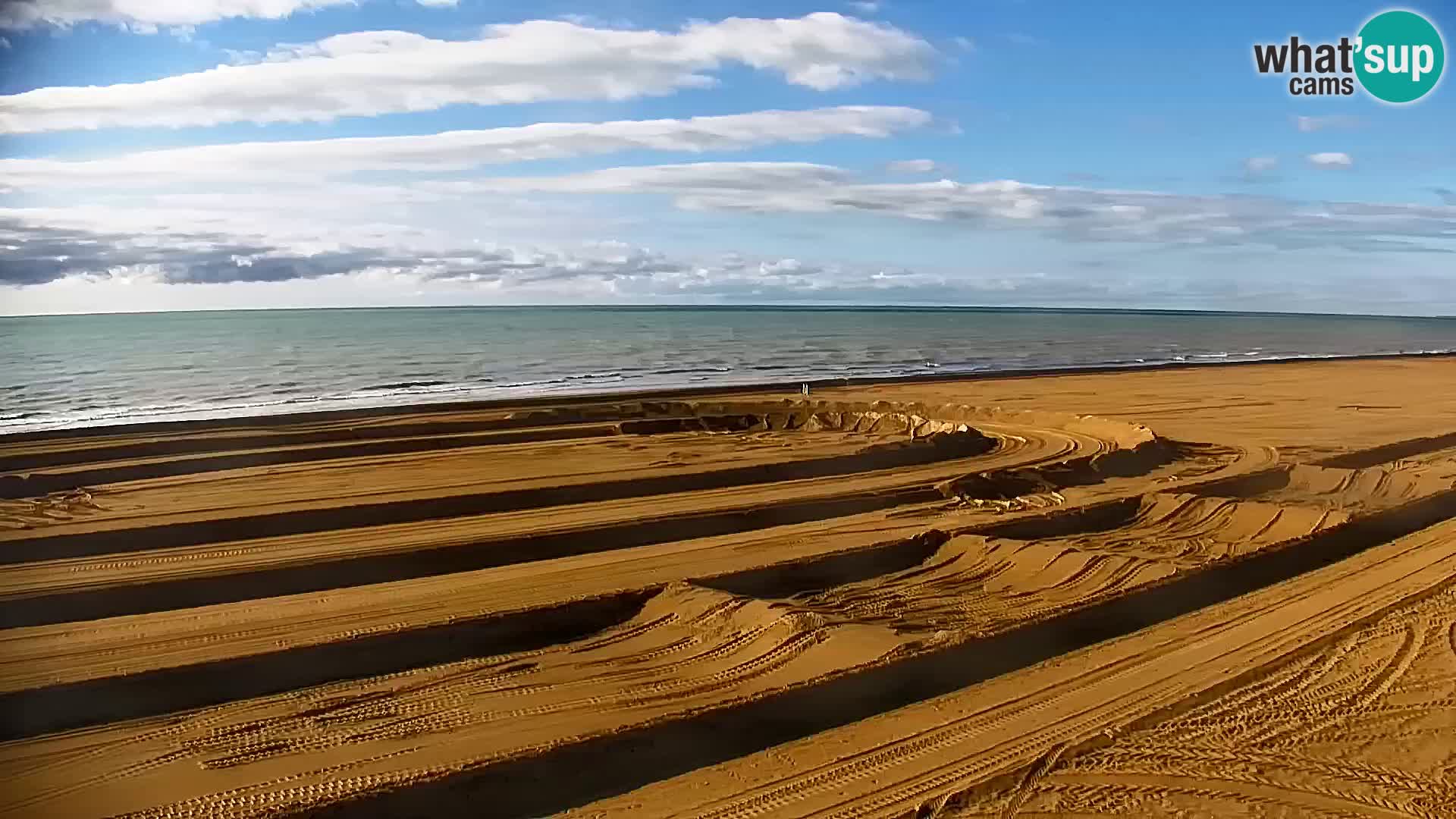 La plage de Bibione webcam en direct | Italien