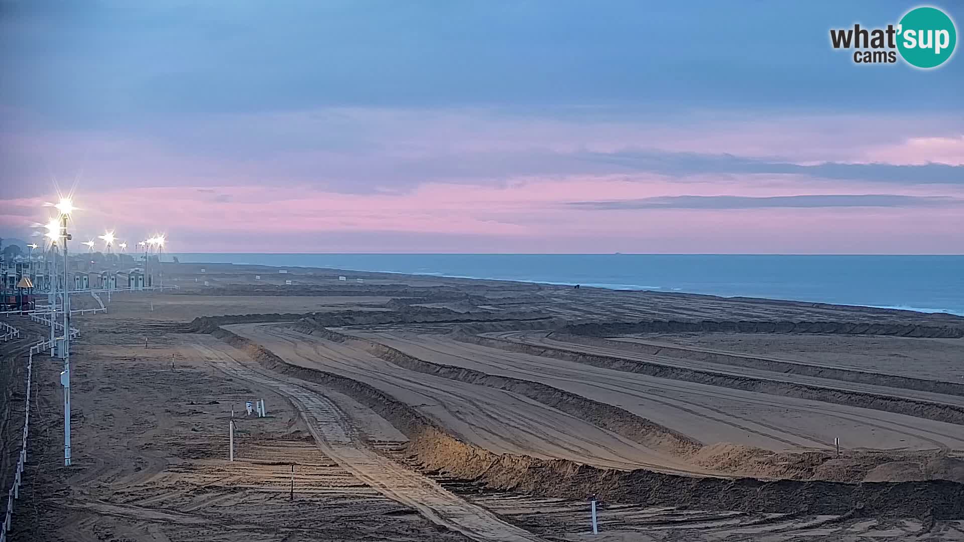 La plage de Bibione webcam en direct | Italien