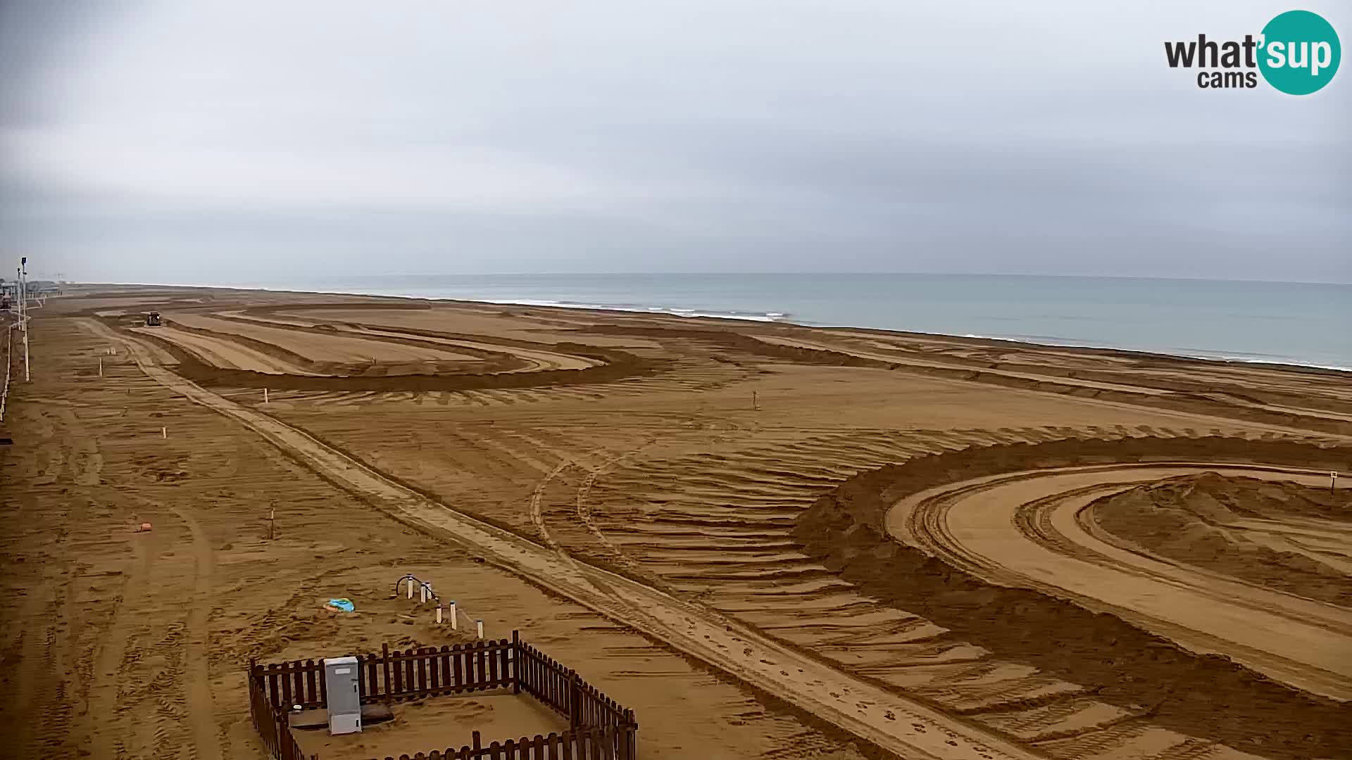 La plage de Bibione webcam en direct | Italien