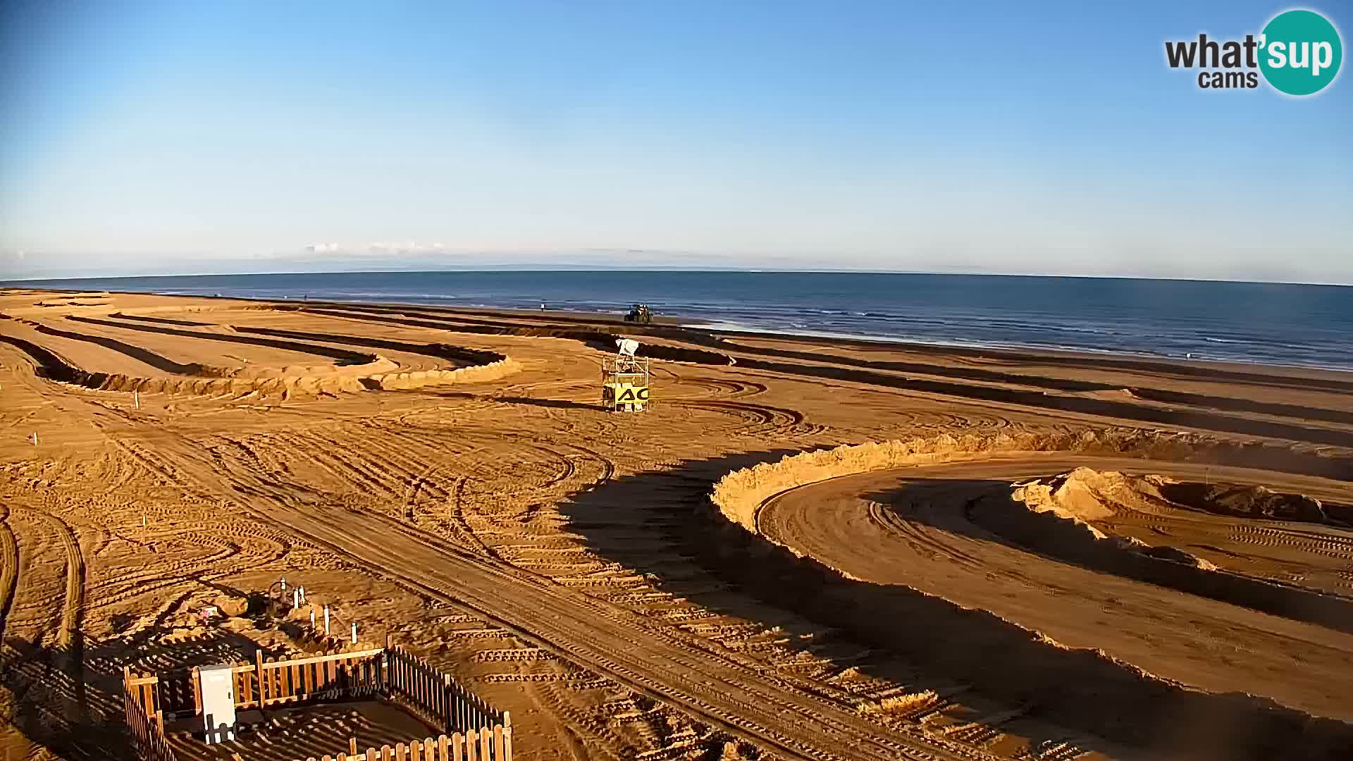 La plage de Bibione webcam en direct | Italien