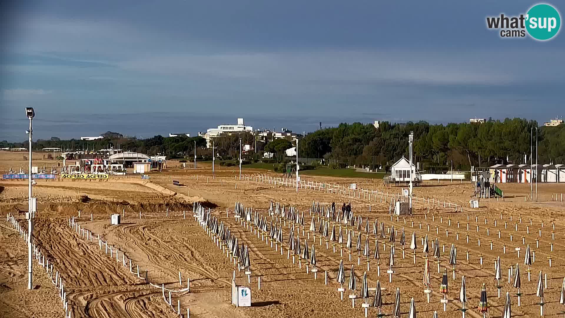 La plage de Bibione webcam en direct | Italien