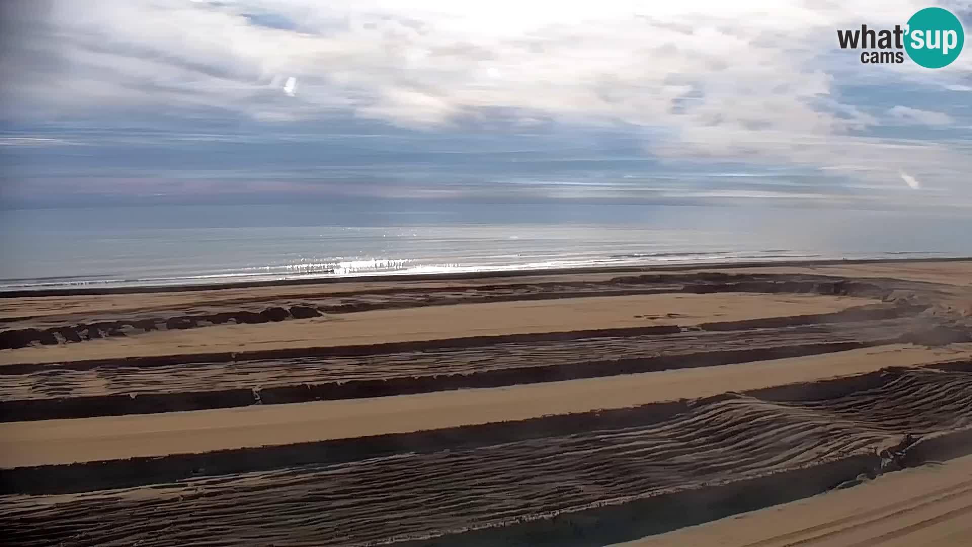 La plage de Bibione webcam en direct | Italien