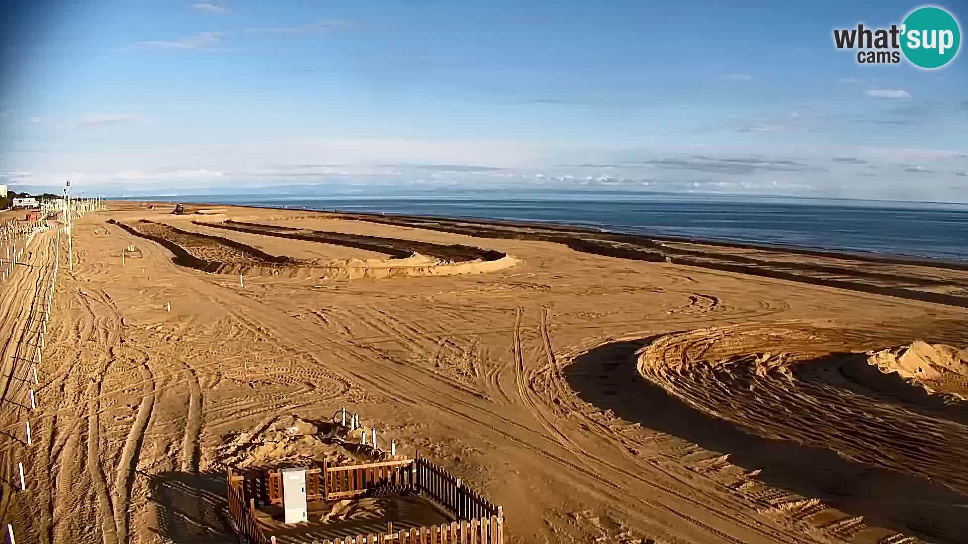 La plage de Bibione webcam en direct | Italien