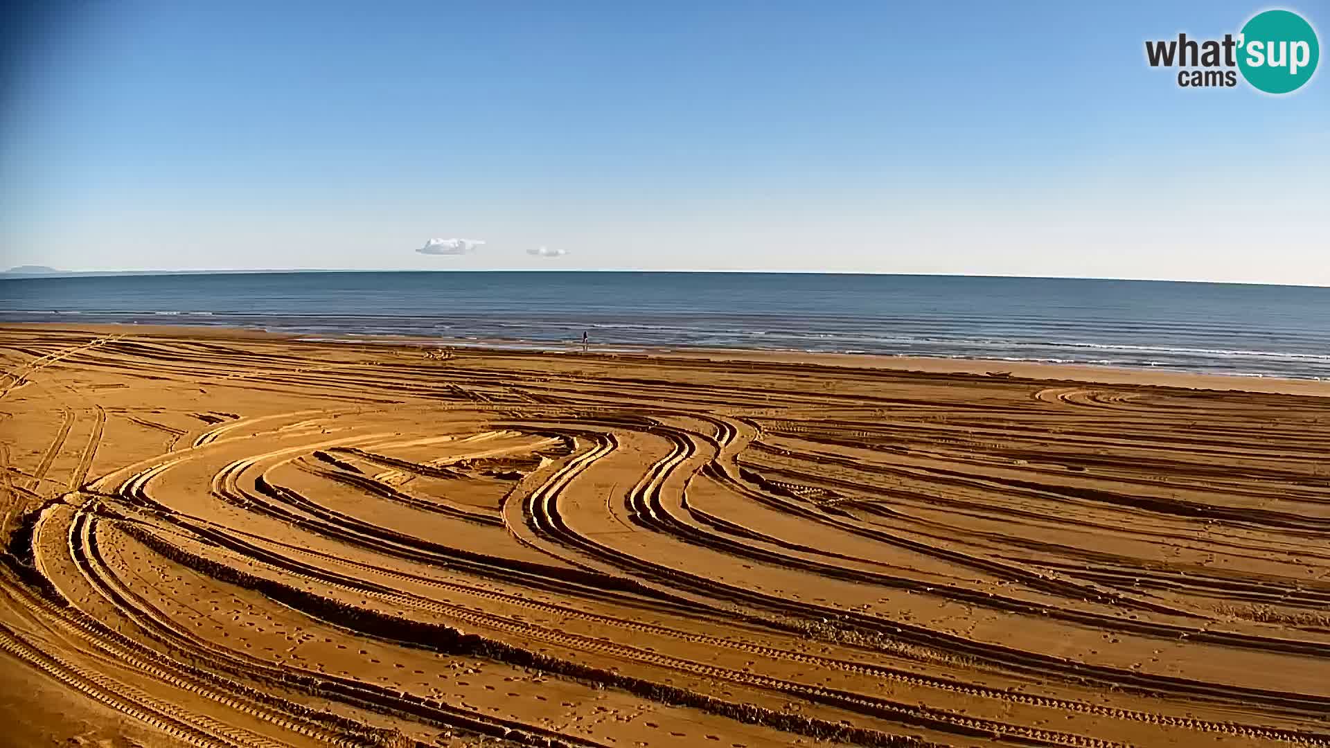La plage de Bibione webcam en direct | Italien