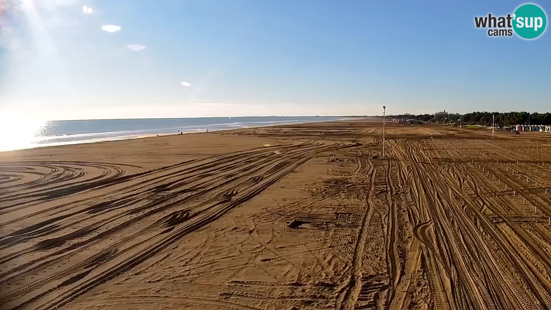 La plage de Bibione webcam en direct | Italien