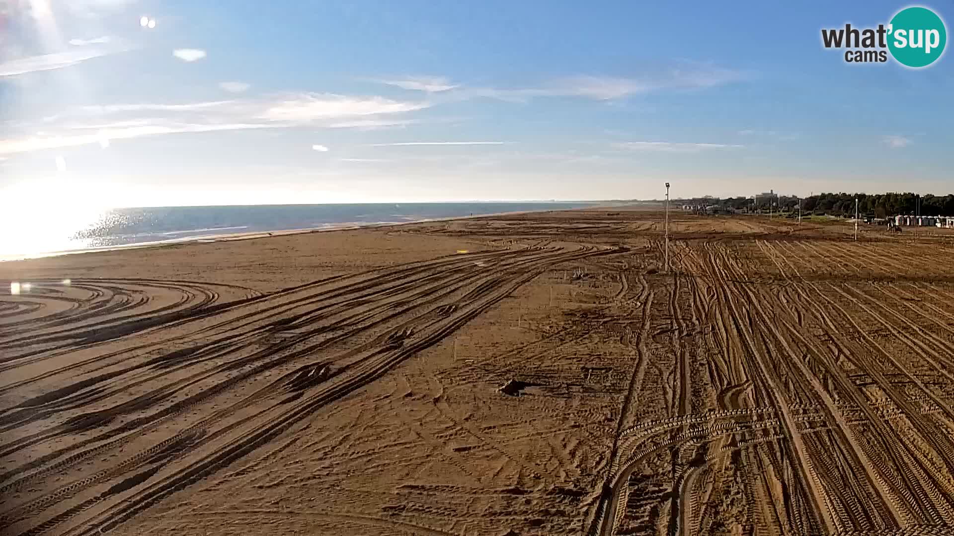 La plage de Bibione webcam en direct | Italien
