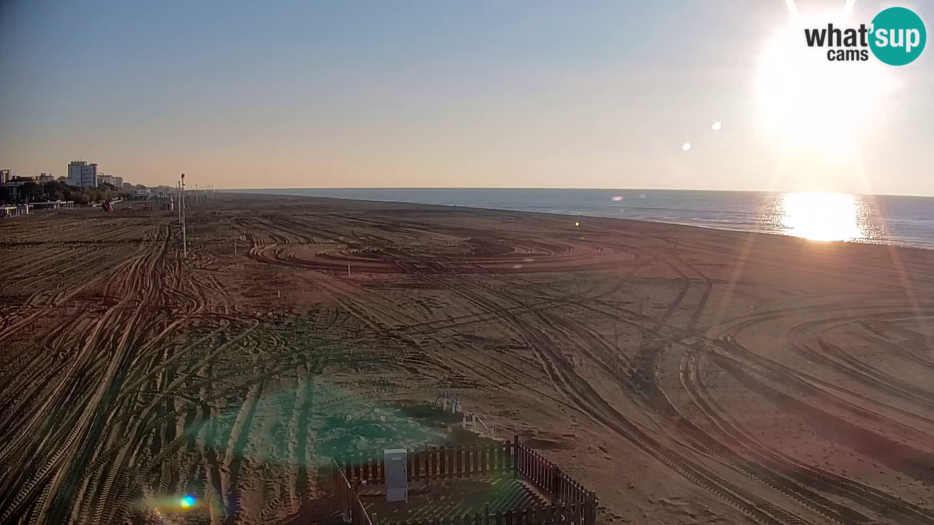 La plage de Bibione webcam en direct | Italien