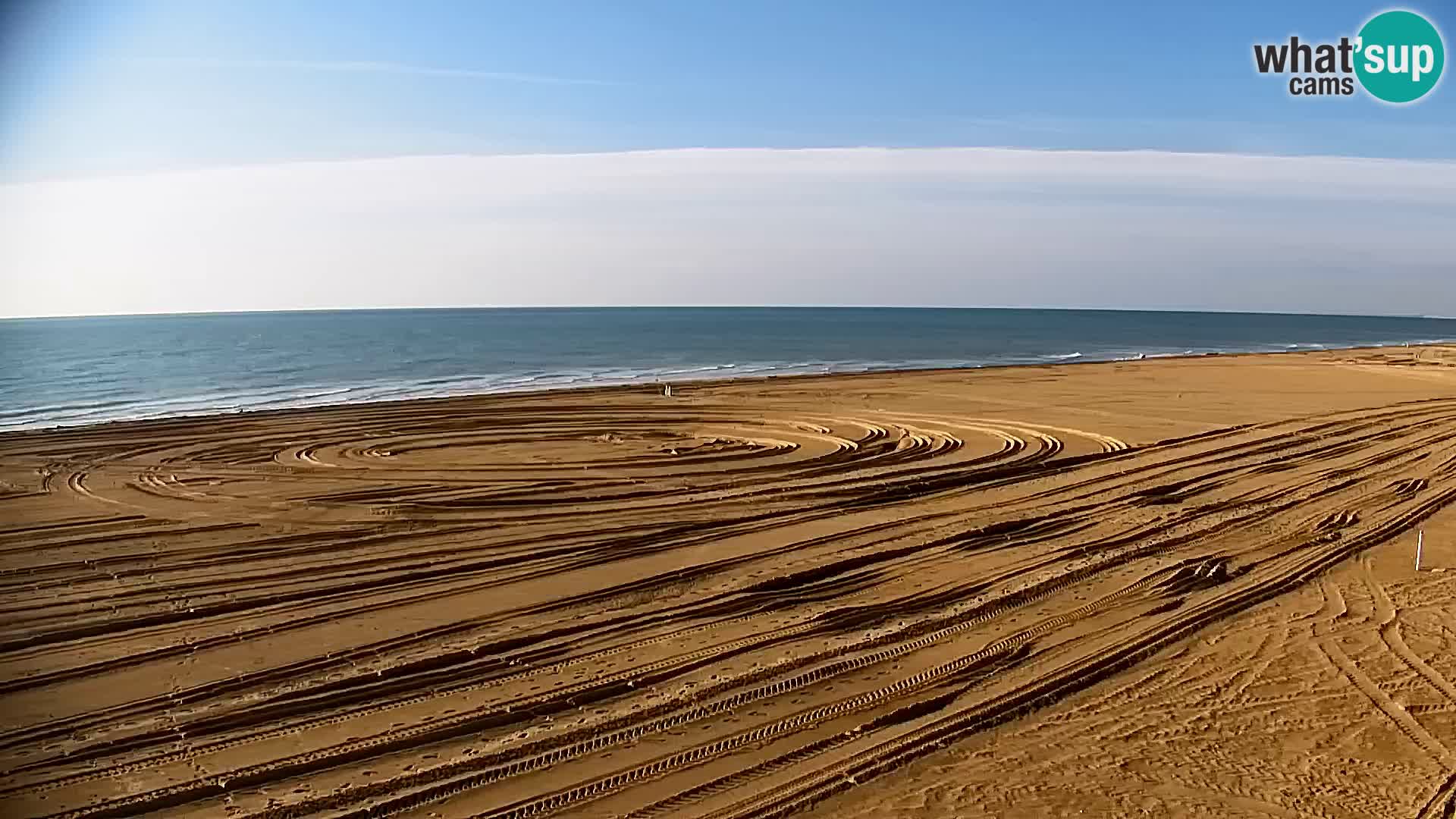 La plage de Bibione webcam en direct | Italien