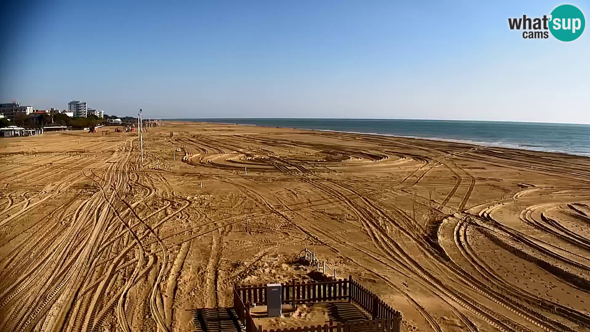 La plage de Bibione webcam en direct | Italien