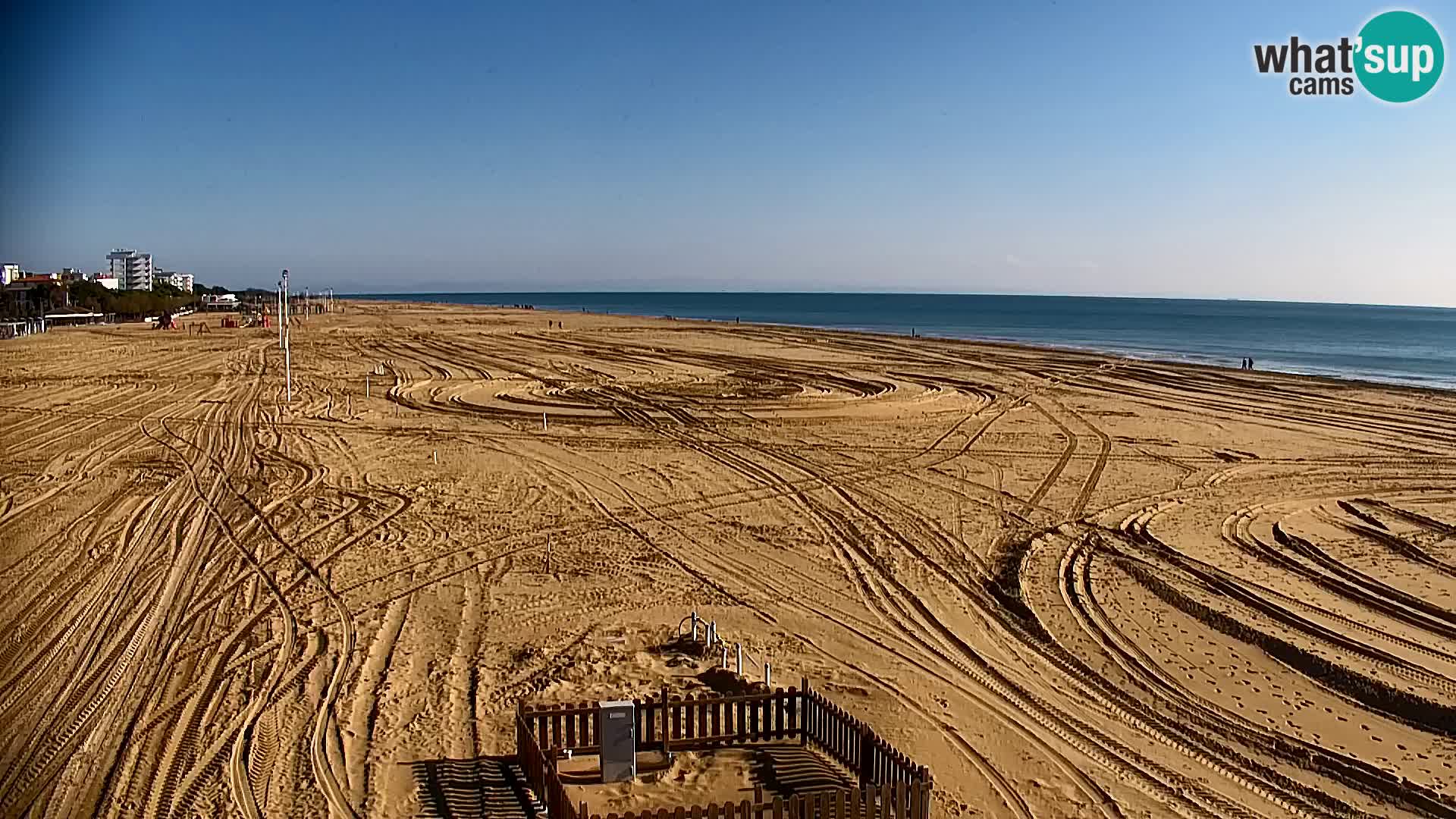 La plage de Bibione webcam en direct | Italien