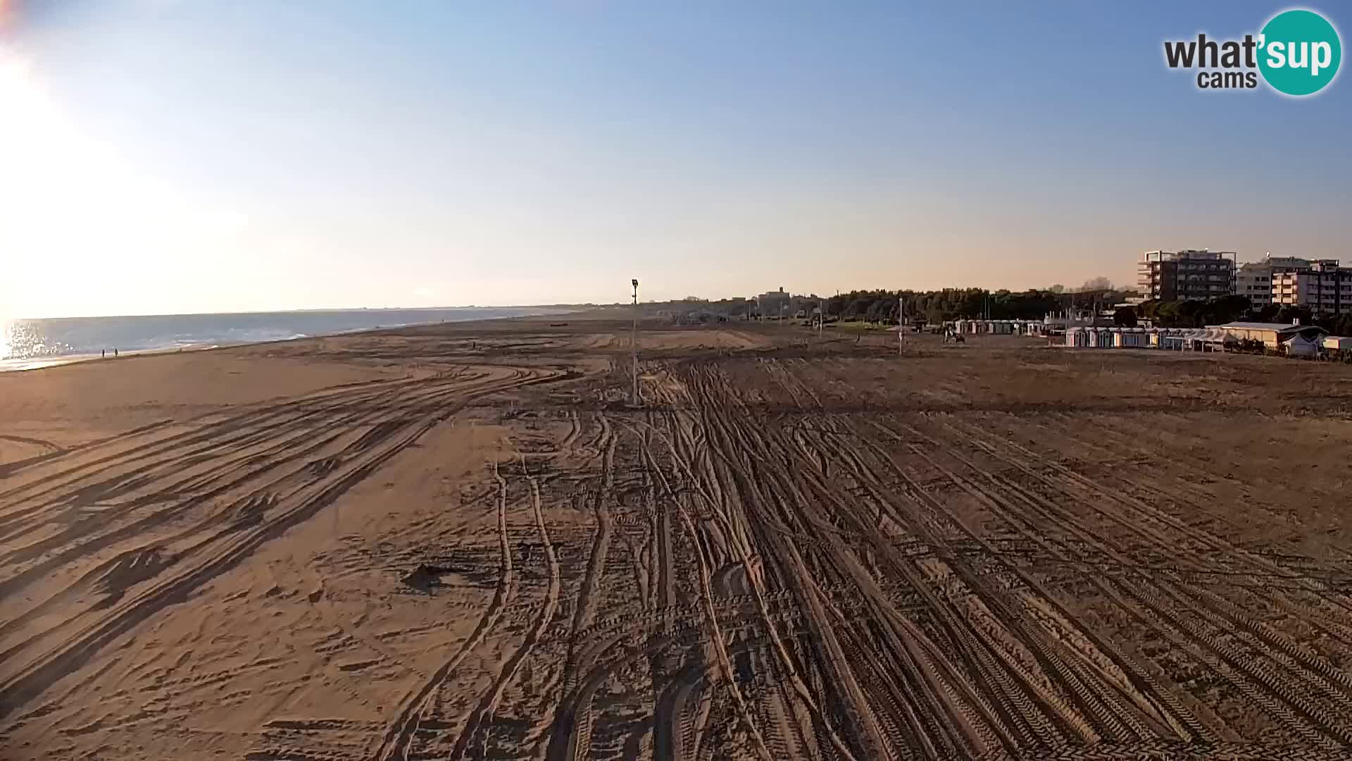 La plage de Bibione webcam en direct | Italien