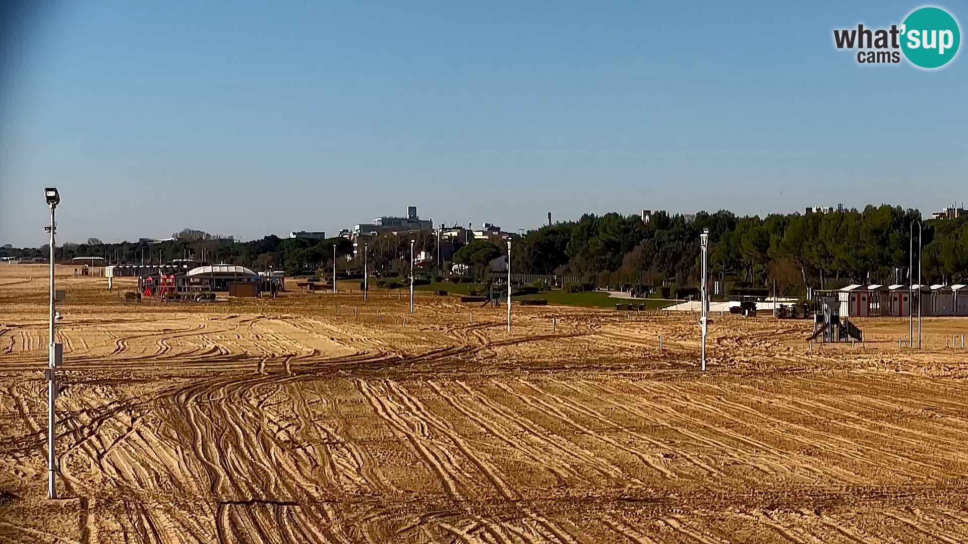 La plage de Bibione webcam en direct | Italien